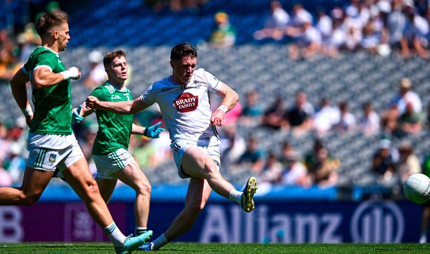 GAA - Kildare hold off Limerick fightback to win Tailteann Cup final ...