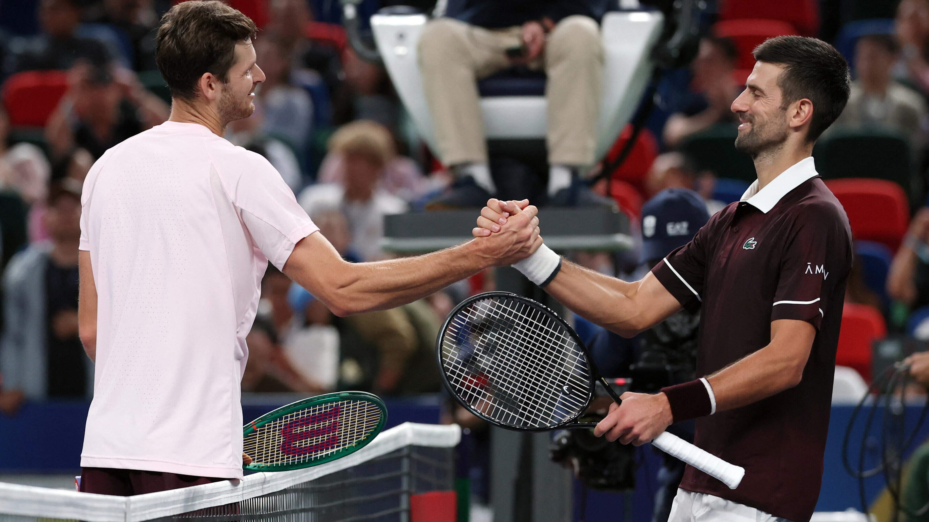 Novak Djokovic dumped out of Shanghai Masters in second round by Hubert Hurkacz