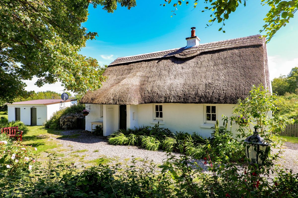 Inside original thatched cottage up for sale in Galway village