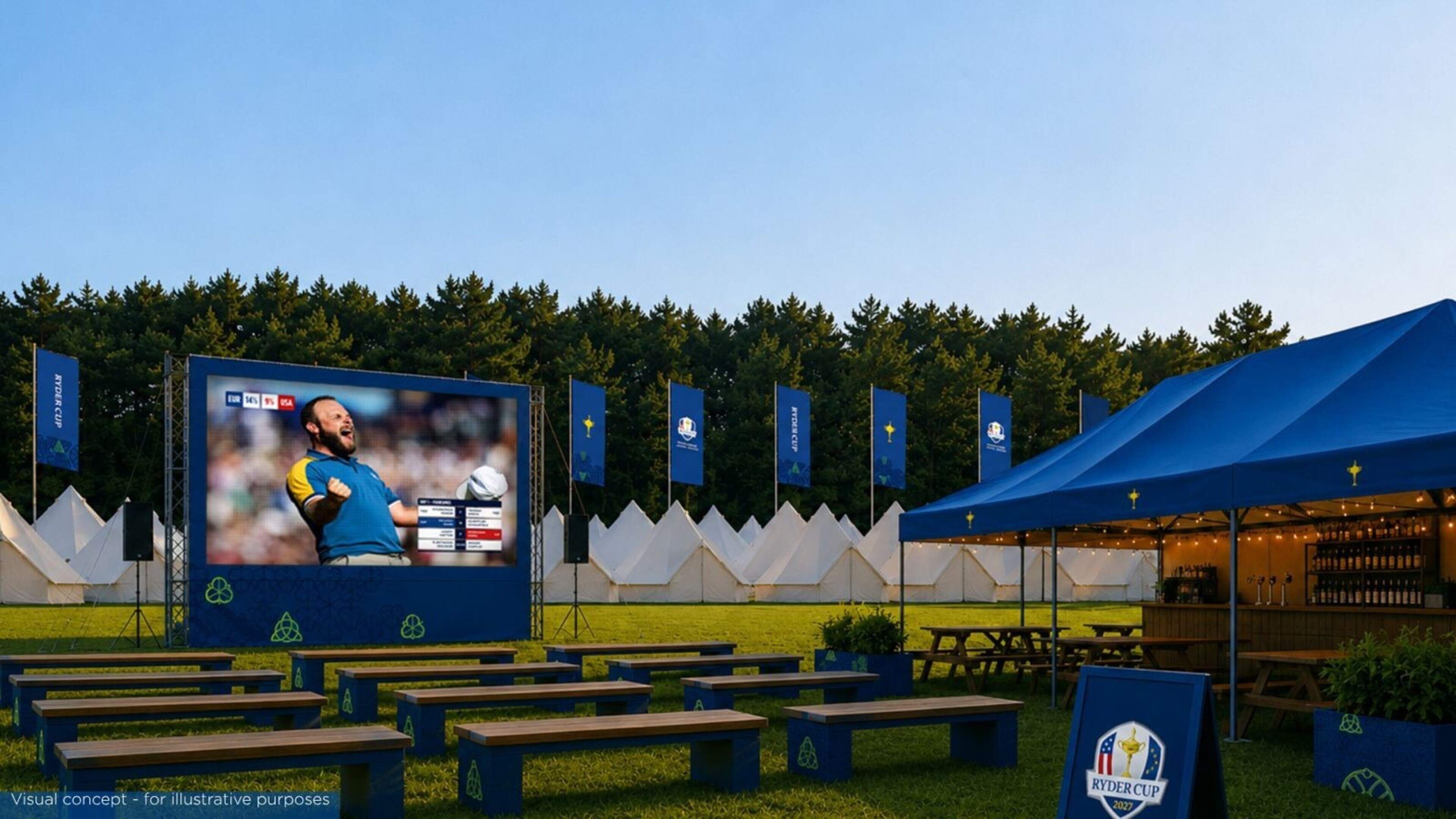 Tickets to go on sale for festival-style Ryder Cup campsite 