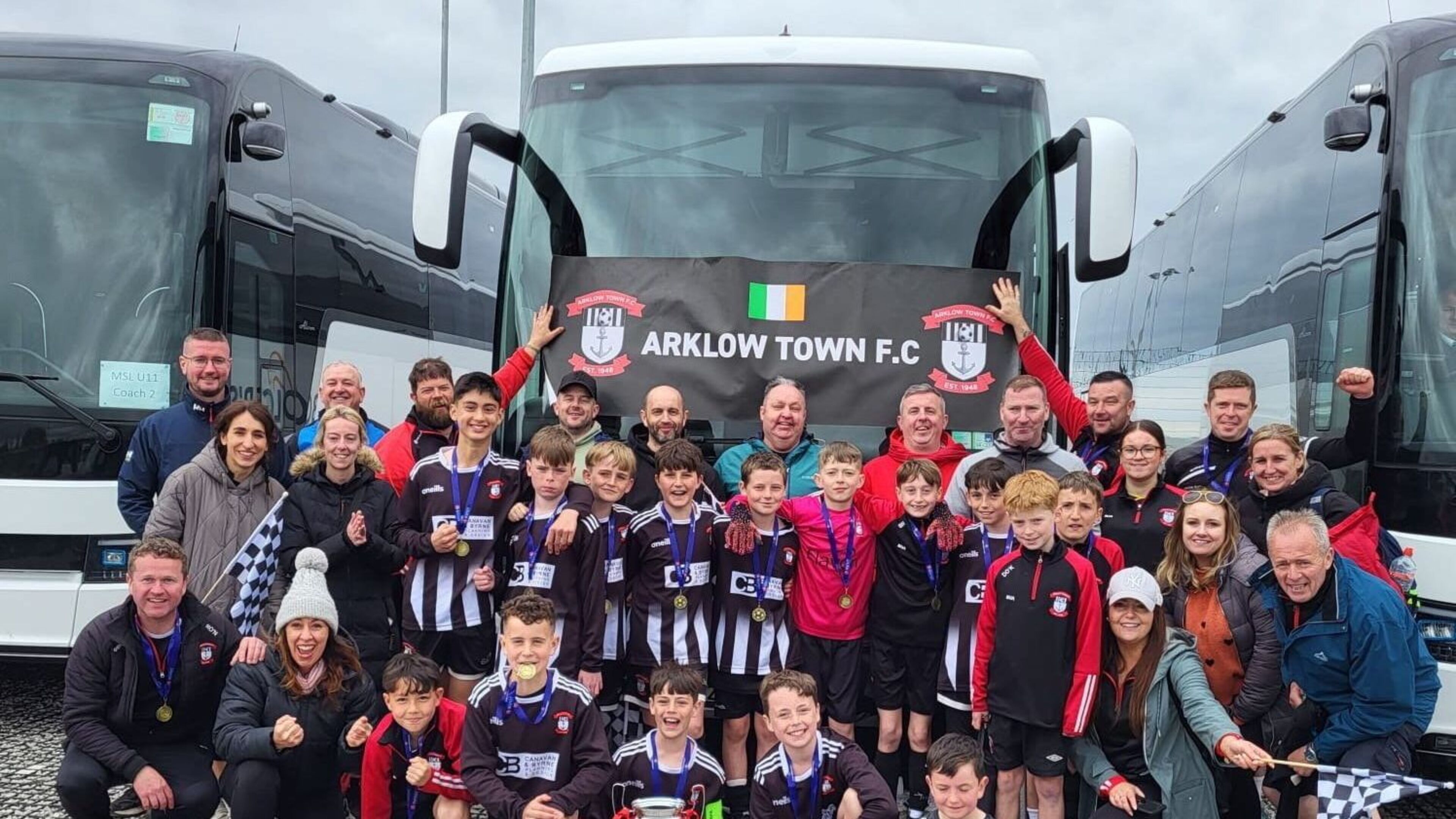 Wicklow club Arklow Town FC taste international under-12 success