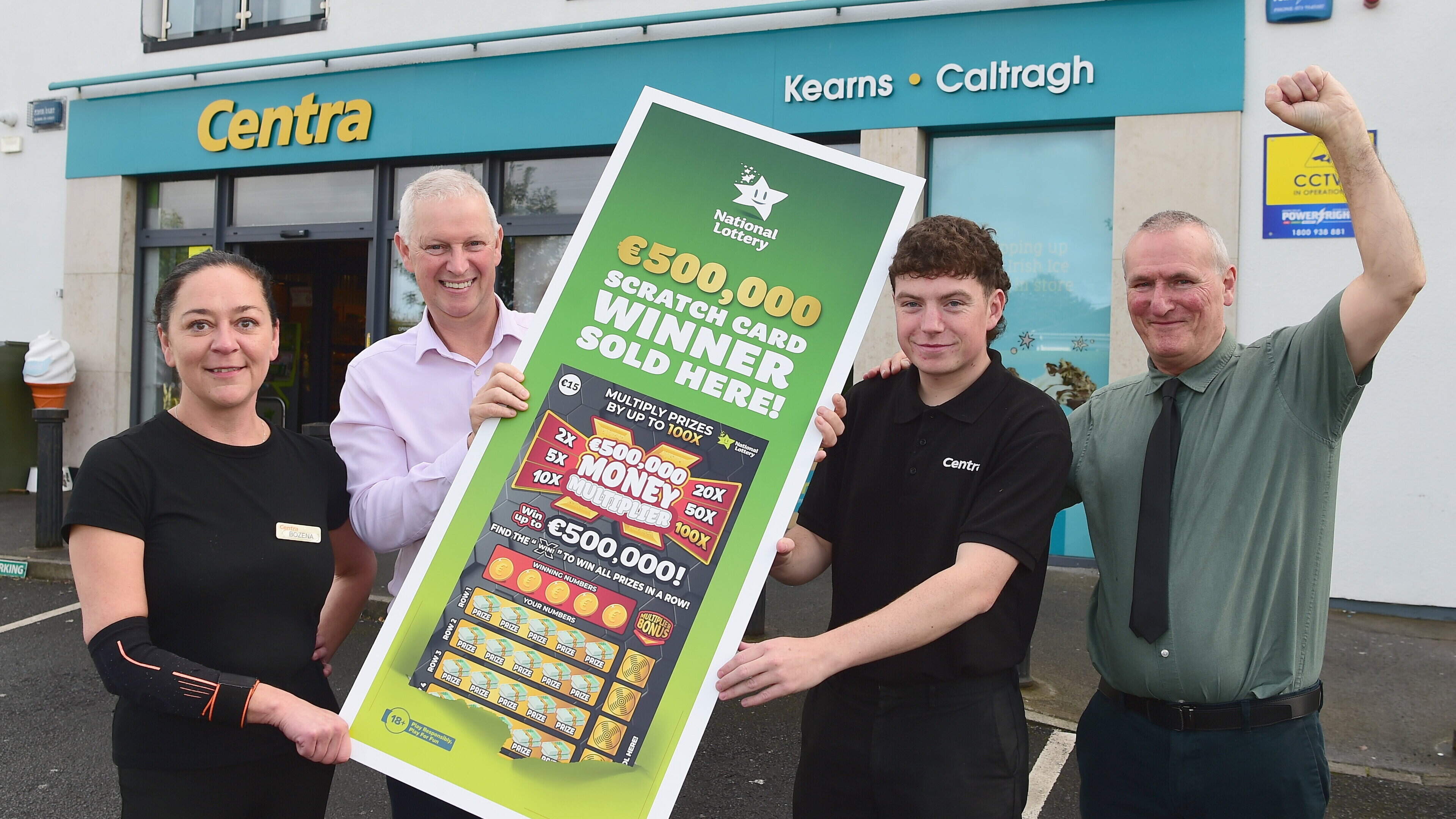 Sligo family plans holiday home after €500,000 scratch card win