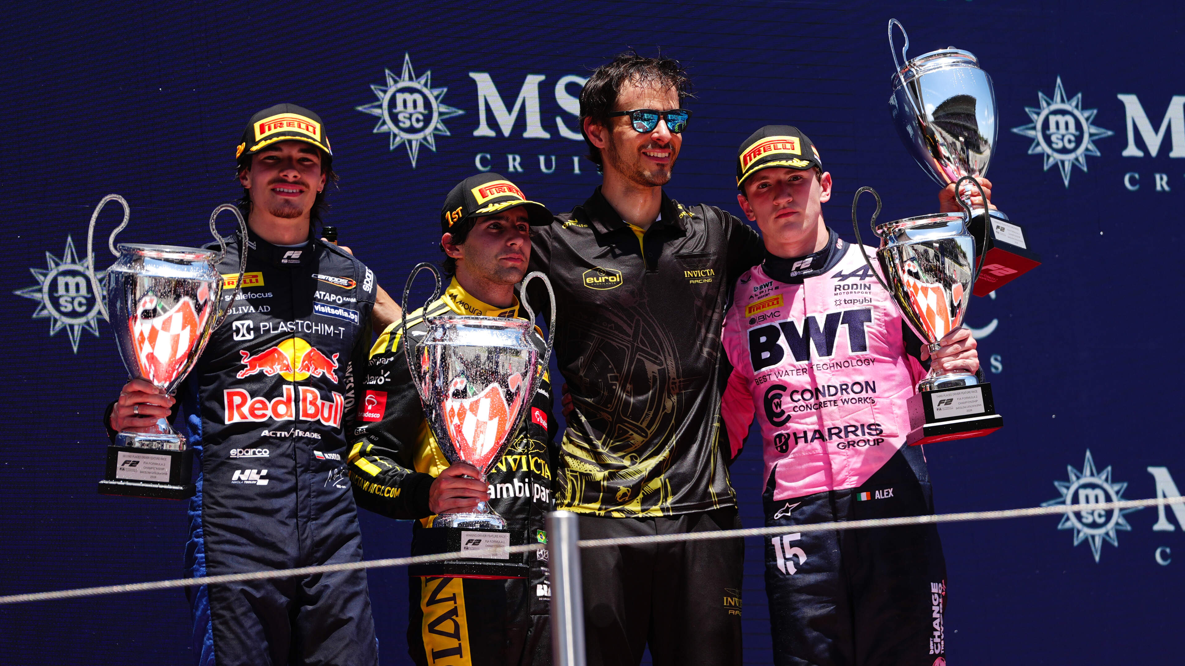 Alex Dunne enjoys another podium finish with third place in Barcelona