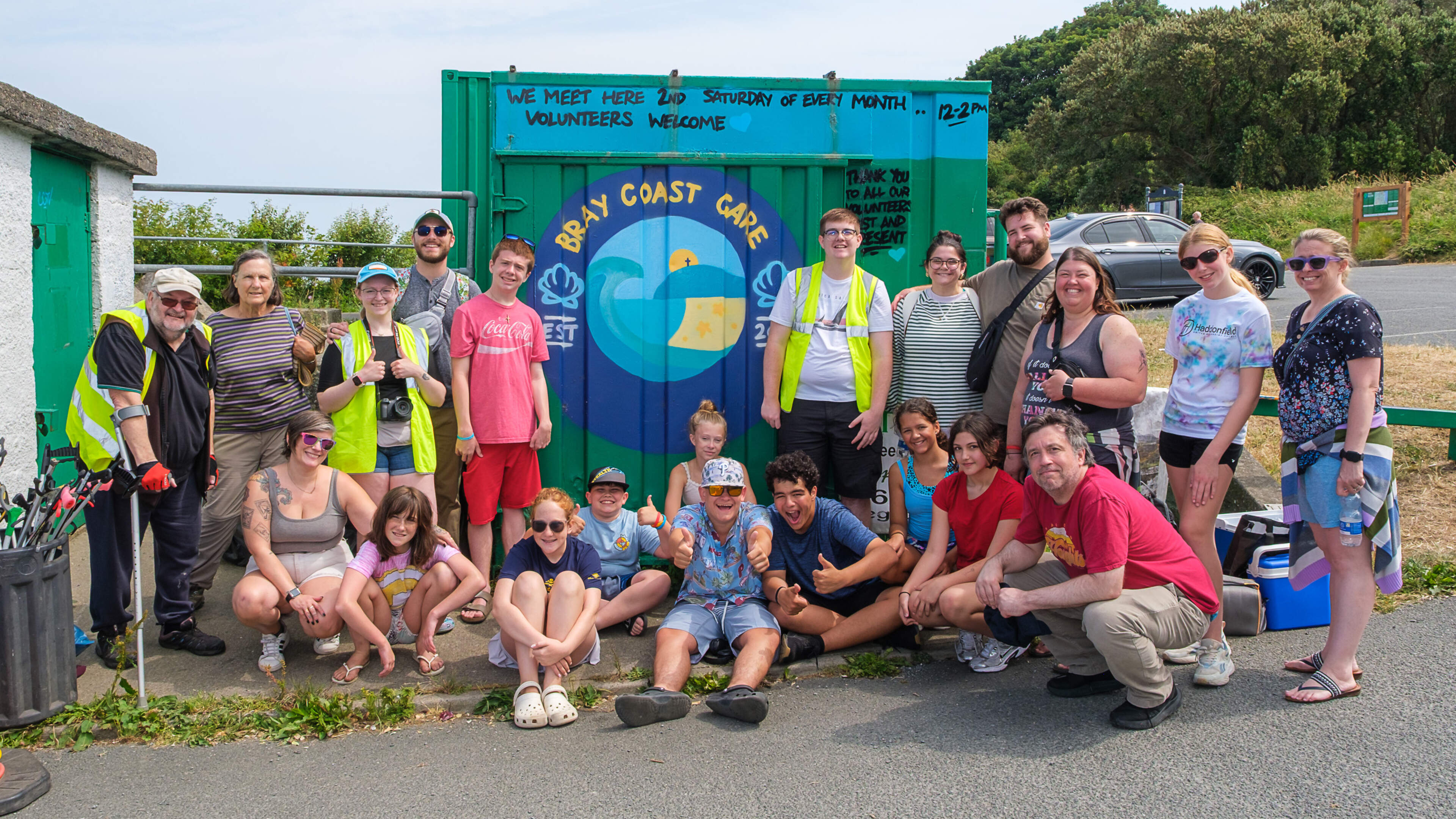 Facebook message from New Jersey pastor brings 30 volunteers to help clean up Wicklow seaside town  