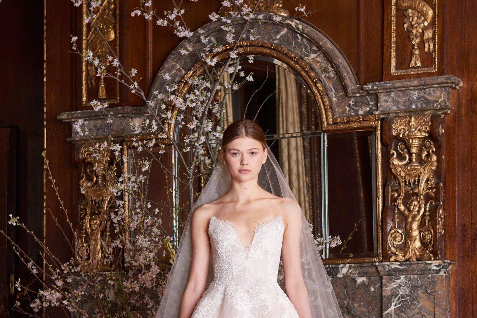 New York Bridal Fashion Week: Wedding dresses for the quintessential modern  princess bride in Monique Lhuillier's Spring 2019 bridal collection | Irish  Independent