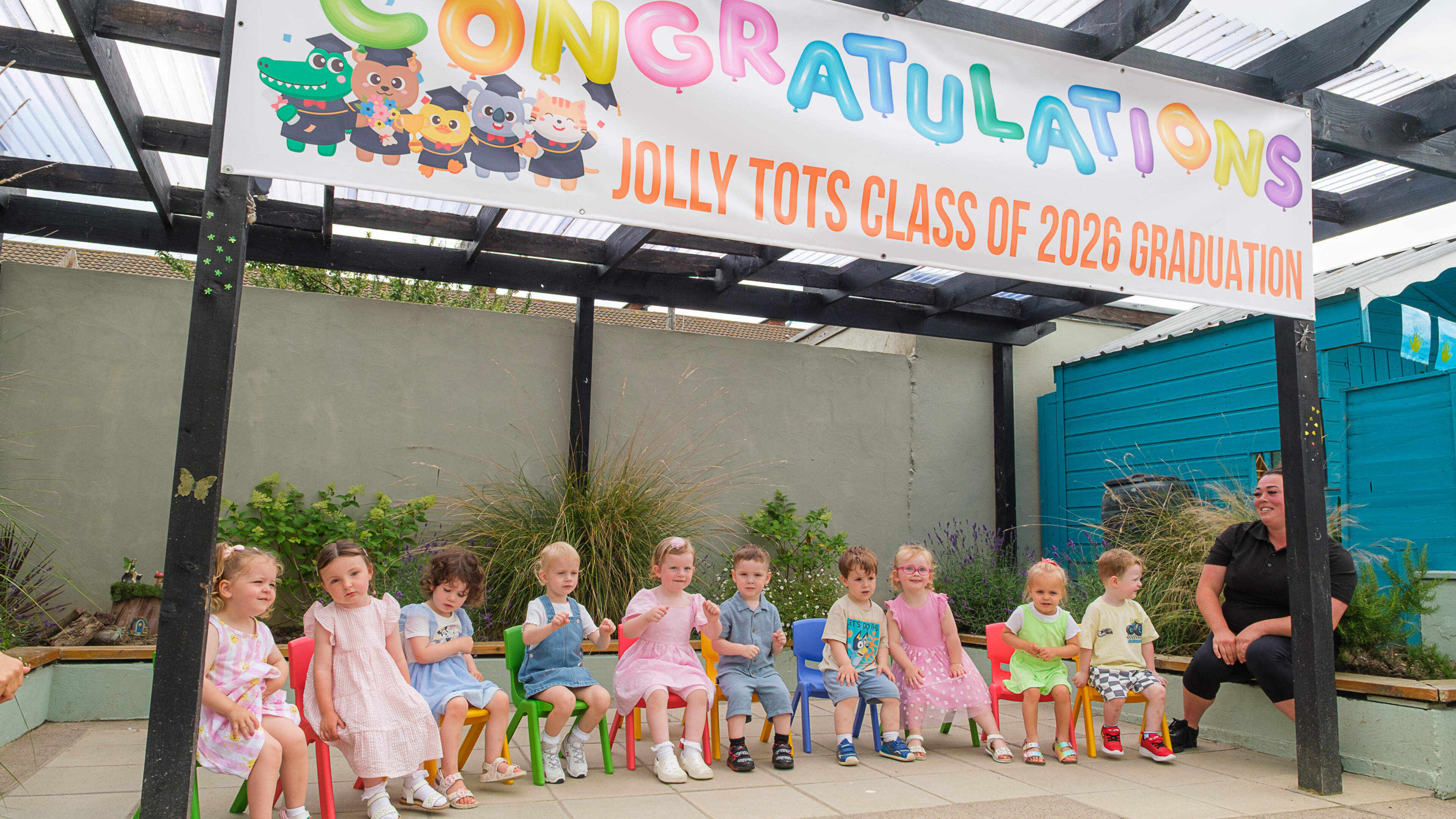 Heart-warming scenes as little graduates celebrate big milestone at Wicklow creche 