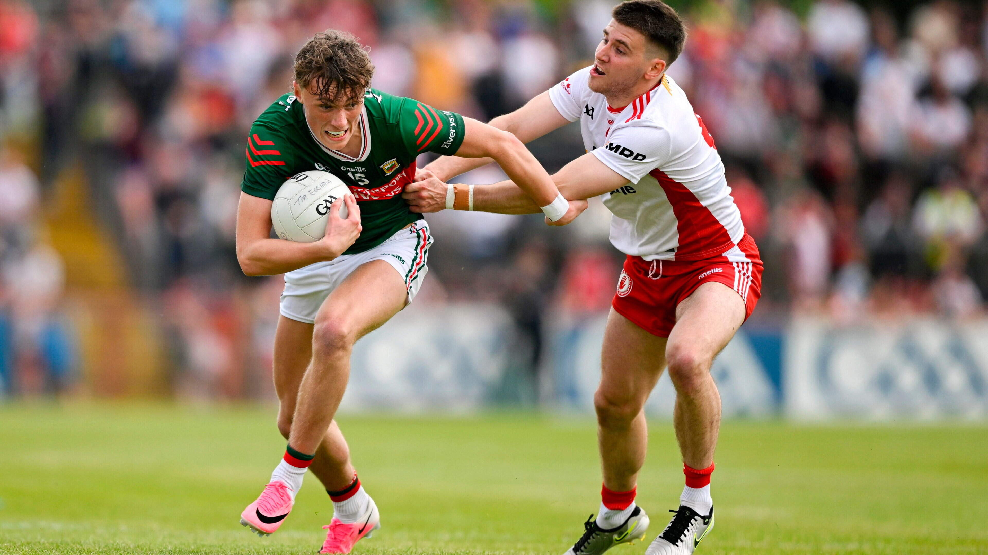 Tyrone beat Mayo as Louth upset Armagh; Dublin and Galway advance