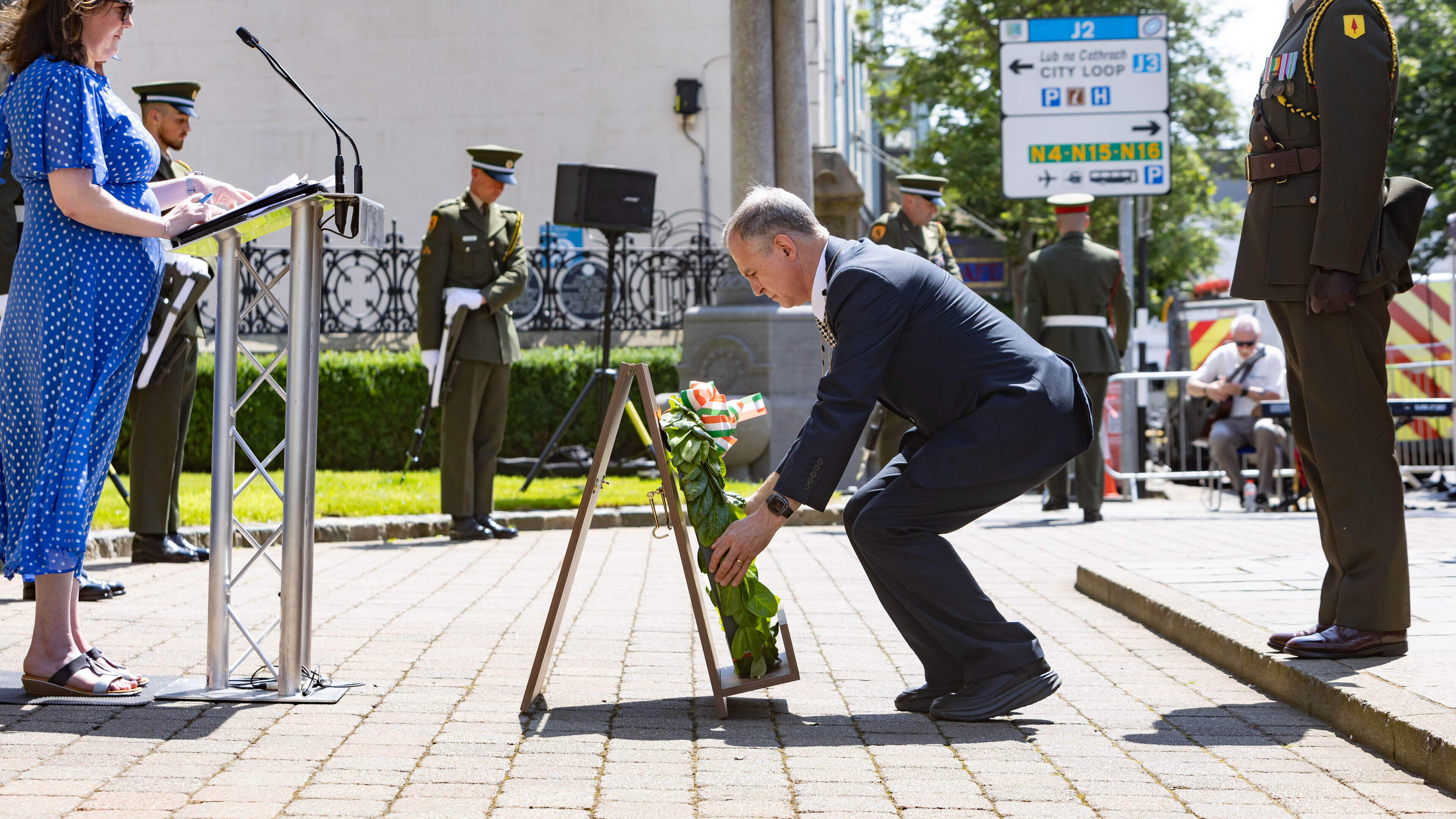 National Day of Commemoration marked at Sligo City Hall to honour Irish war dead and United Nations peacekeepers