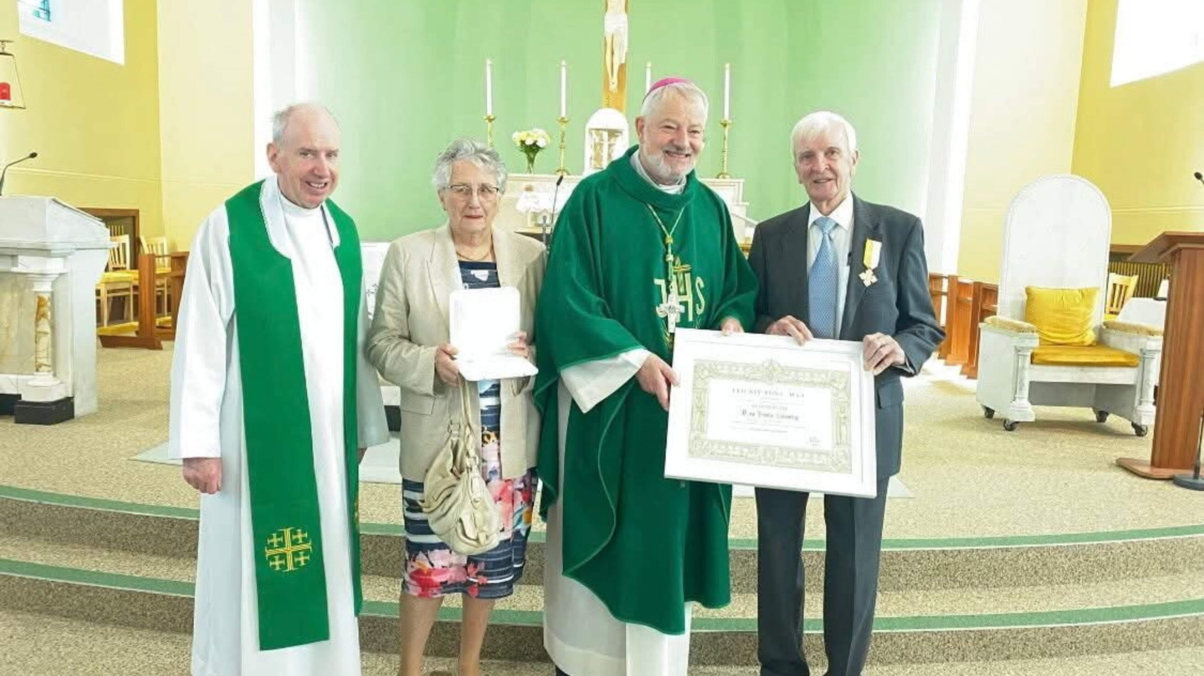 Parishioners of St Anne’s Parish honoured with Bene Merenti Medals