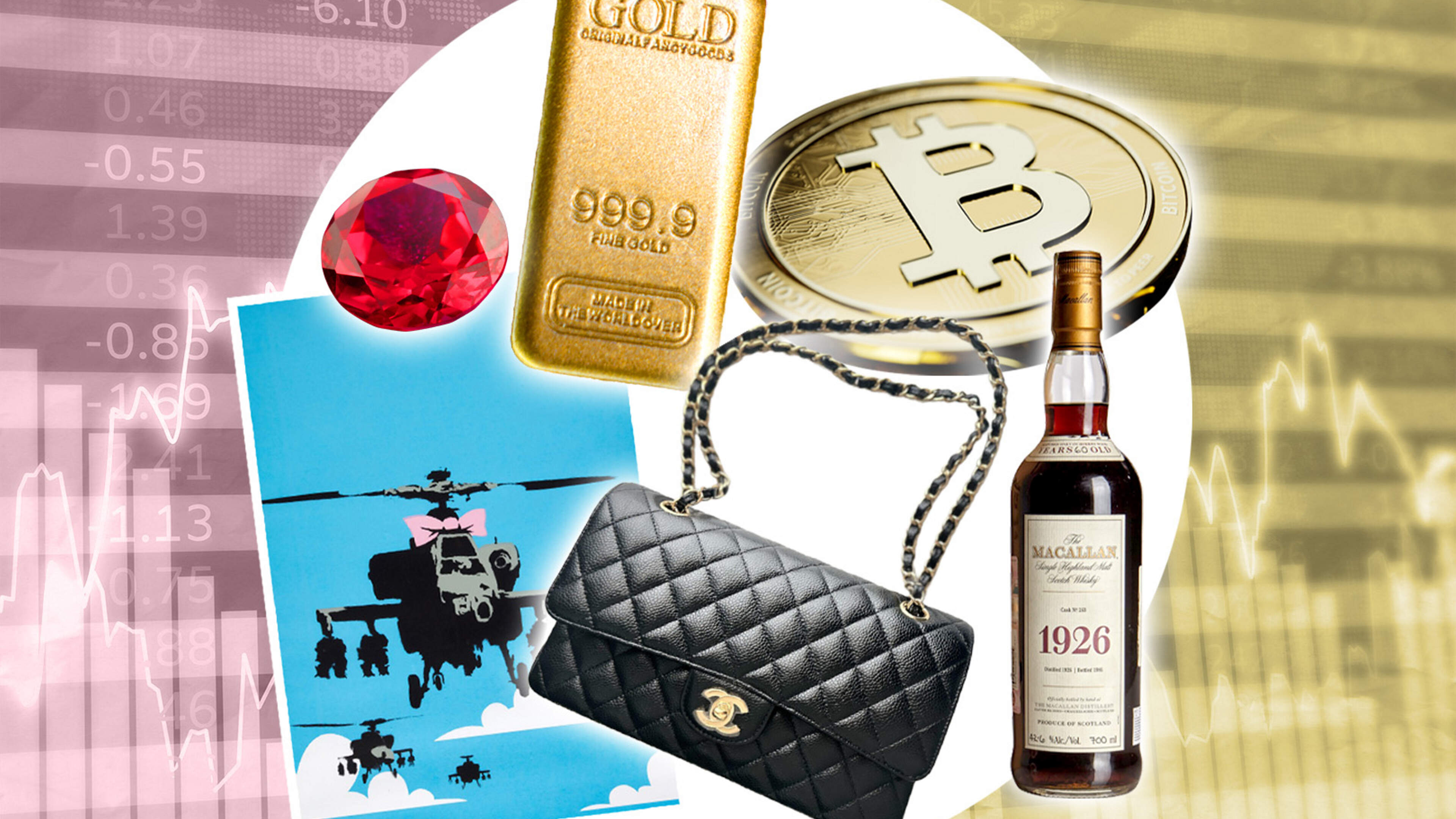 From bitcoin to Banksy: how much would your alternative investment be worth now if you bought 10 years ago?