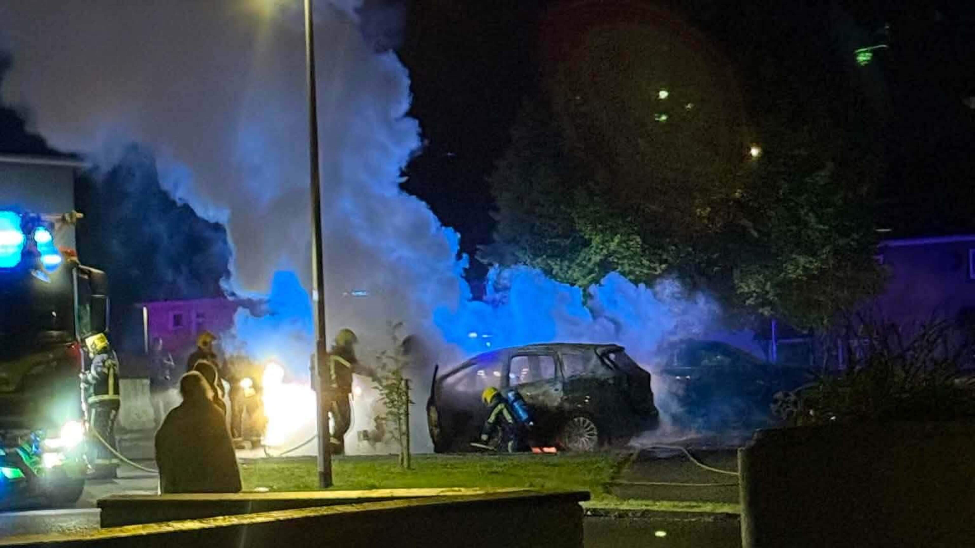 Gardaí hunt for arsonists behind overnight torching of car in Longford housing estate 