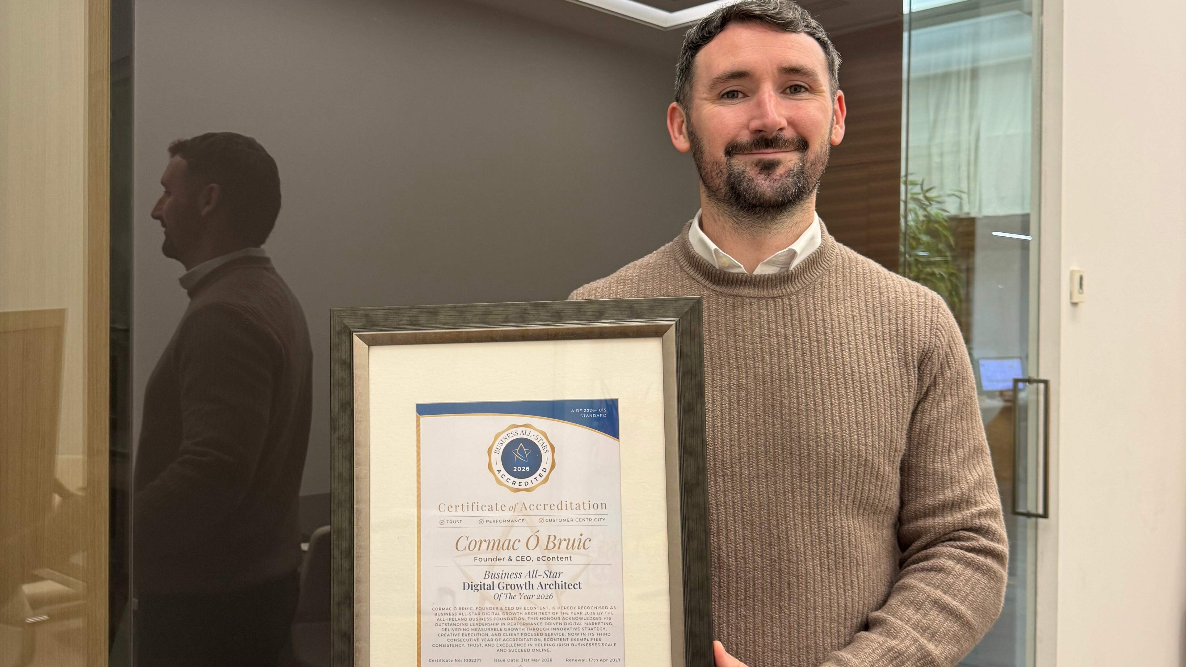 West Kerry entrepreneur receives two awards recognising his business success - ‘I’m honoured’