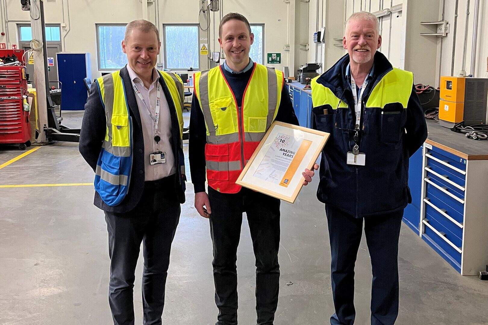 Two Aldi workers from Cork town honoured for their loyal 25 combined ...