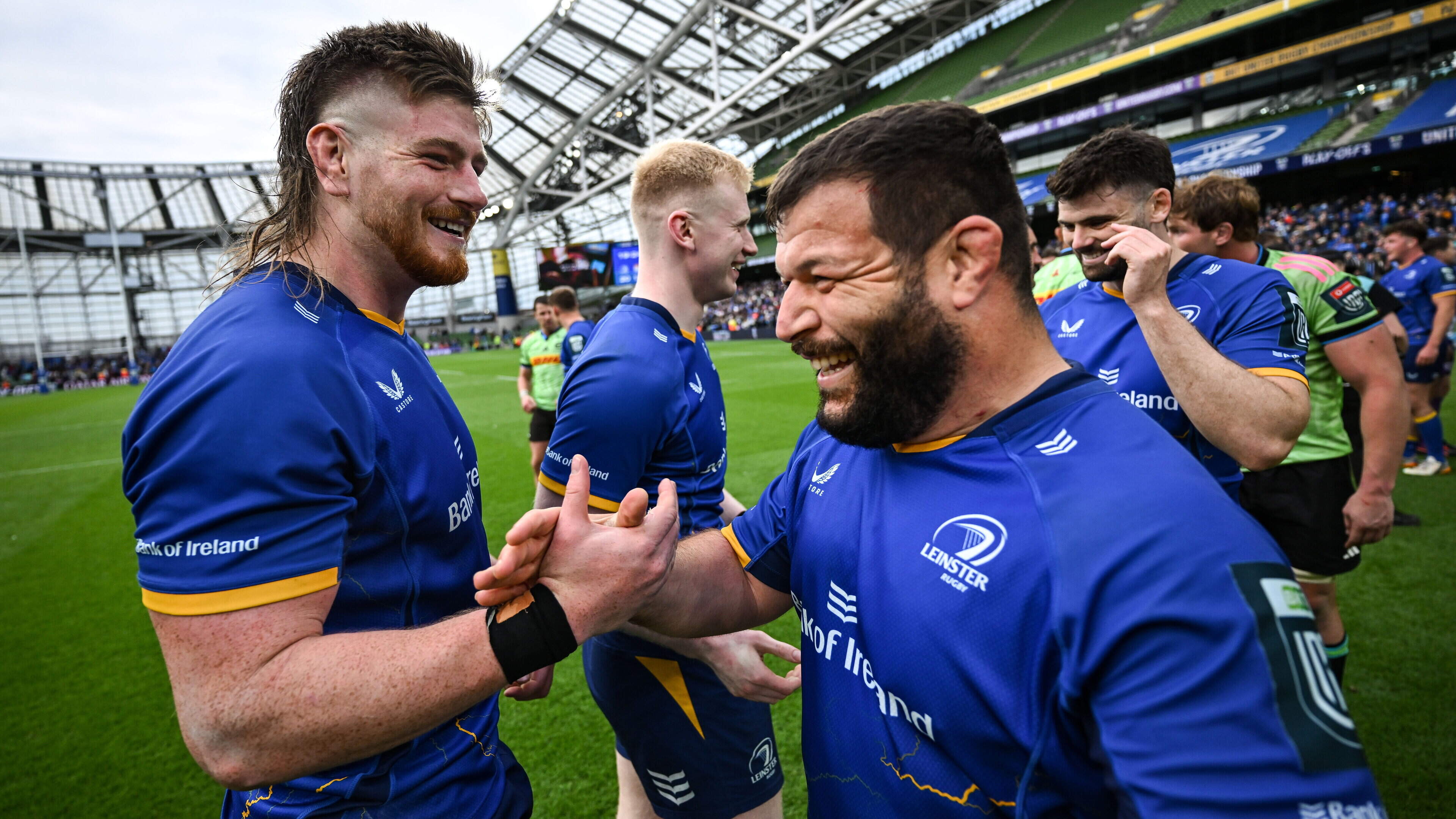 Rúaidhrí O’Connor: Rabah Slimani turns tide as Leinster stay calm to produce their best win of the season
