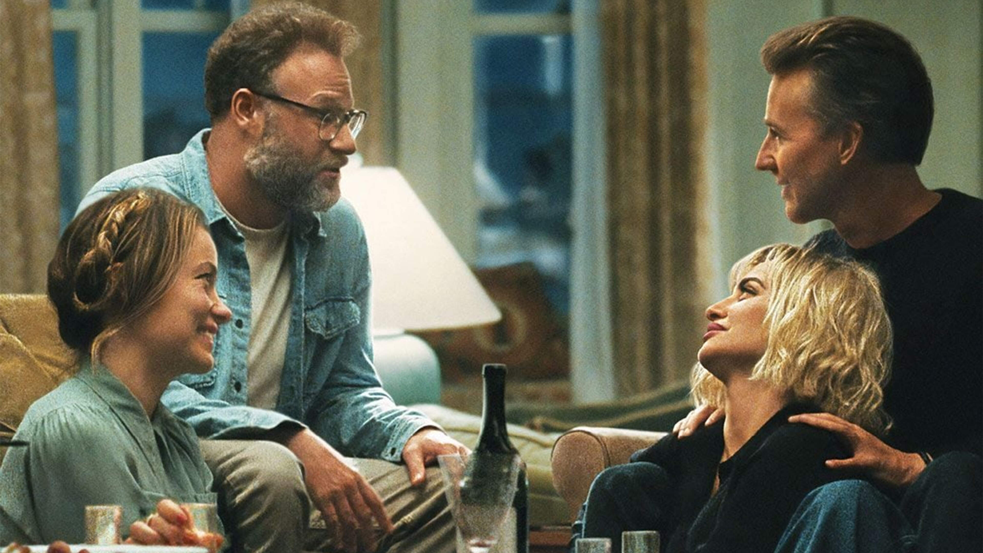 The Invite review: Miserable married couple who receive saucy proposal from their neighbours will have you in stitches