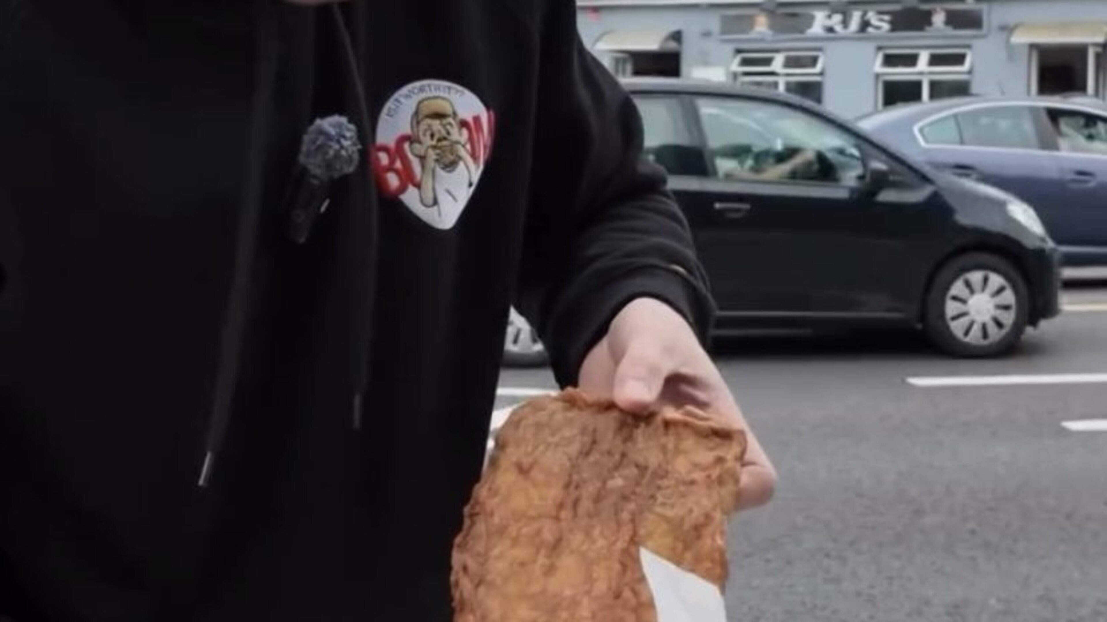Viral food reviewer stunned by giant portions in Wexford take-away