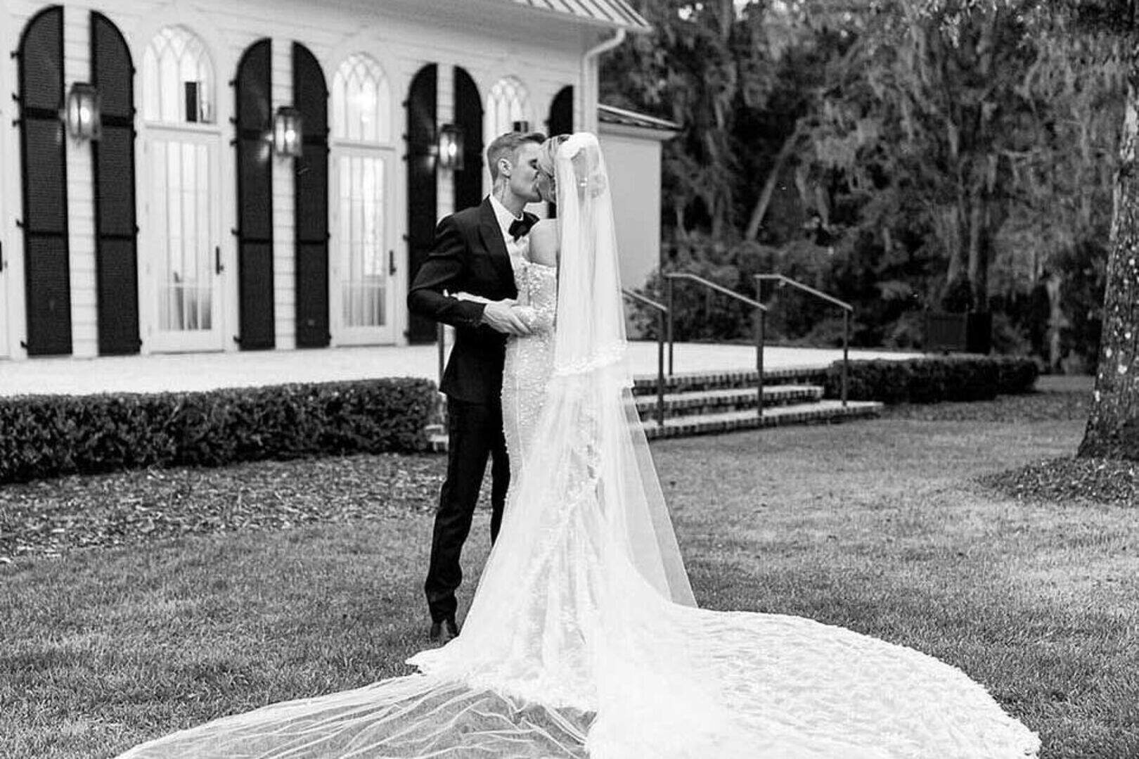 who designed hailey bieber wedding dress Hailey Bieber Wedding Look Dupes!!