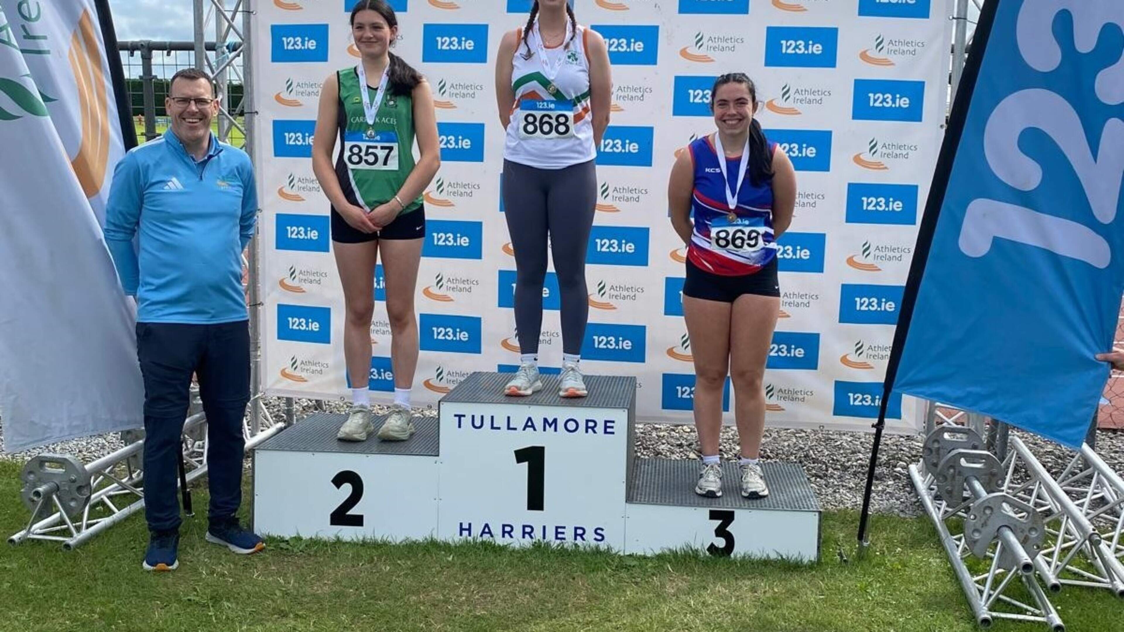 Bree AC bring gold and bronze medals home from National Juvenile Championships