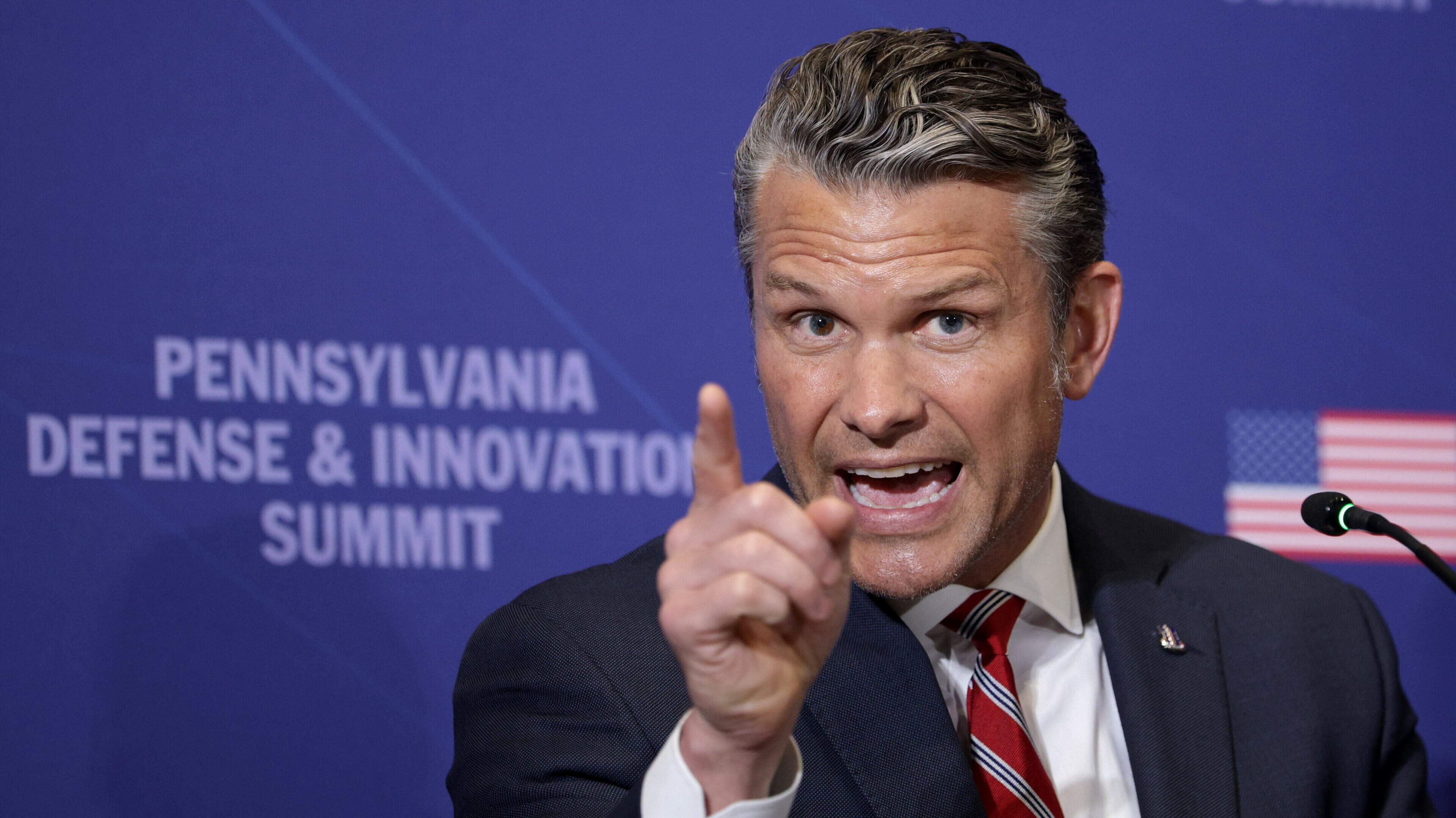Donald Trump and Pete Hegseth clash at Camp David over Iran missile depletion concerns
