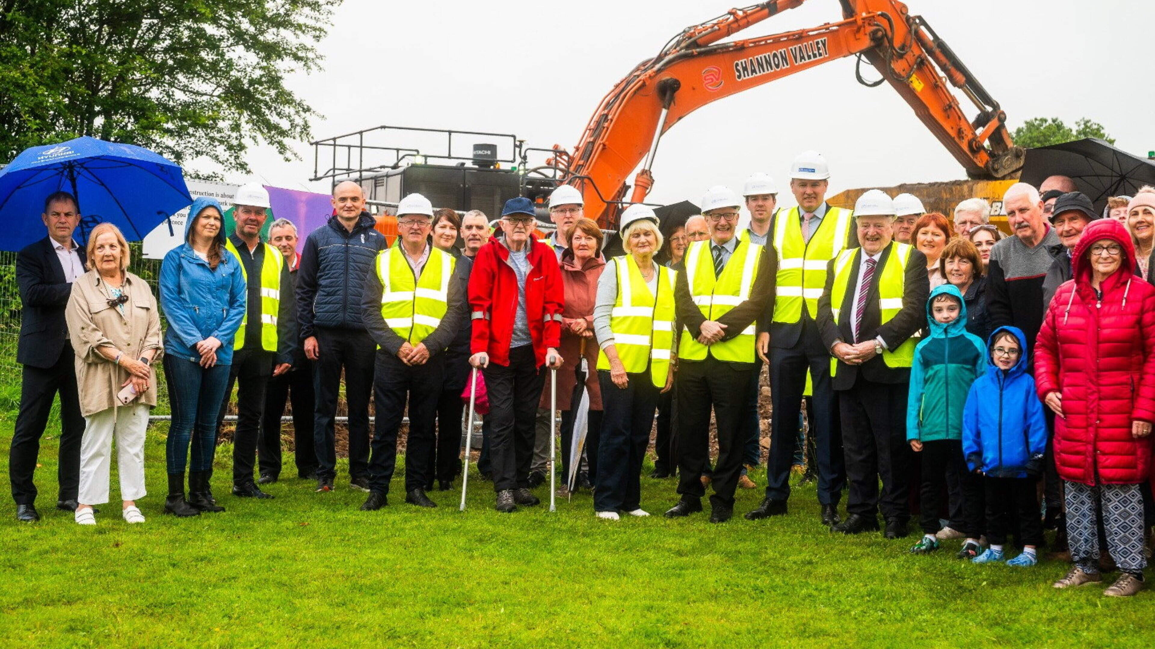 Ballymote community celebrate sod-turning for new track and pitch in Co Sligo 
