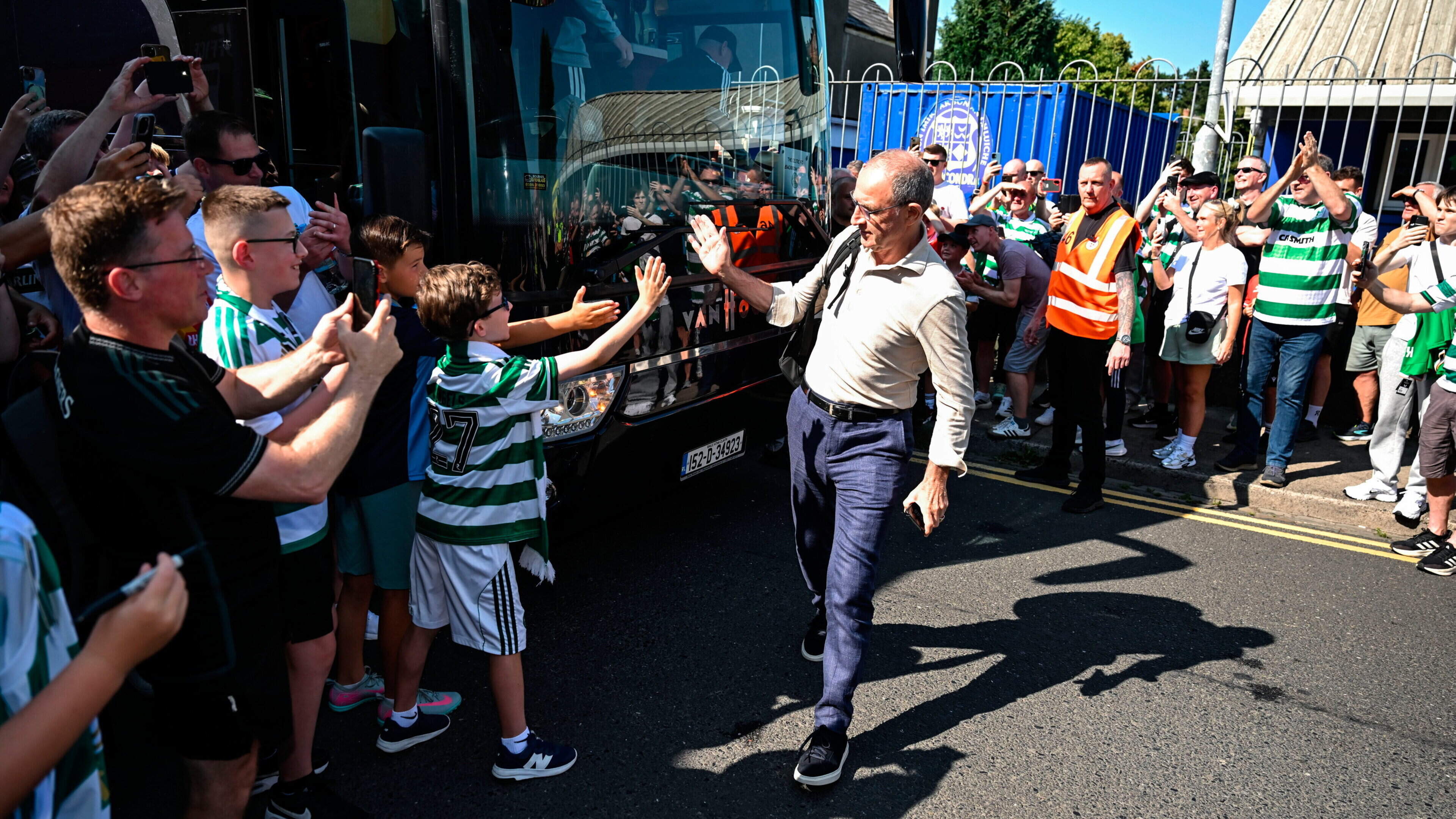 ‘I thought there might be about 300, it’s nice to see people turn up’ — Martin O’Neill enjoys Dublin return