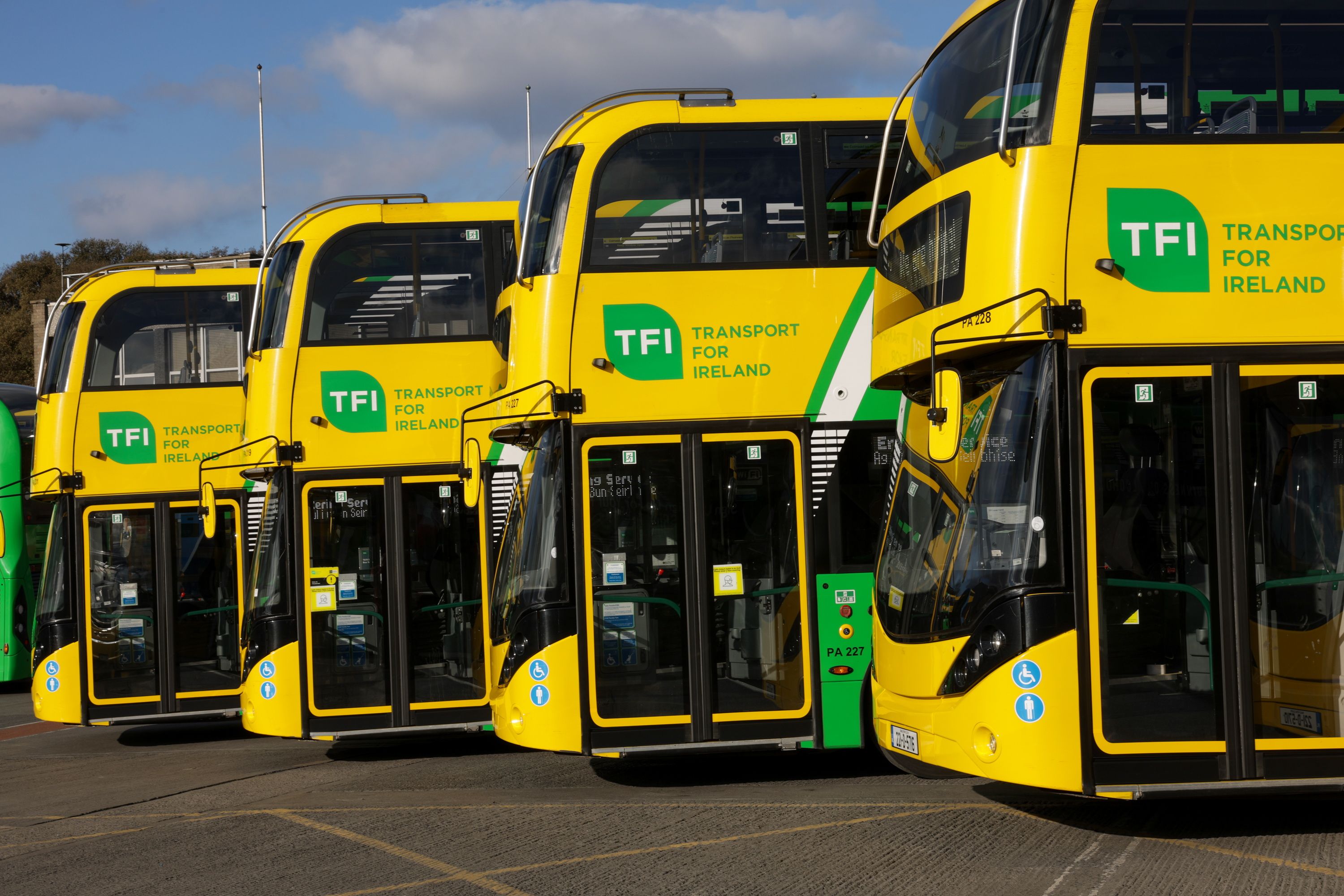 South African drivers recruited by Dublin Bus are sweeping yards and emptying bins amid licence hold-ups
