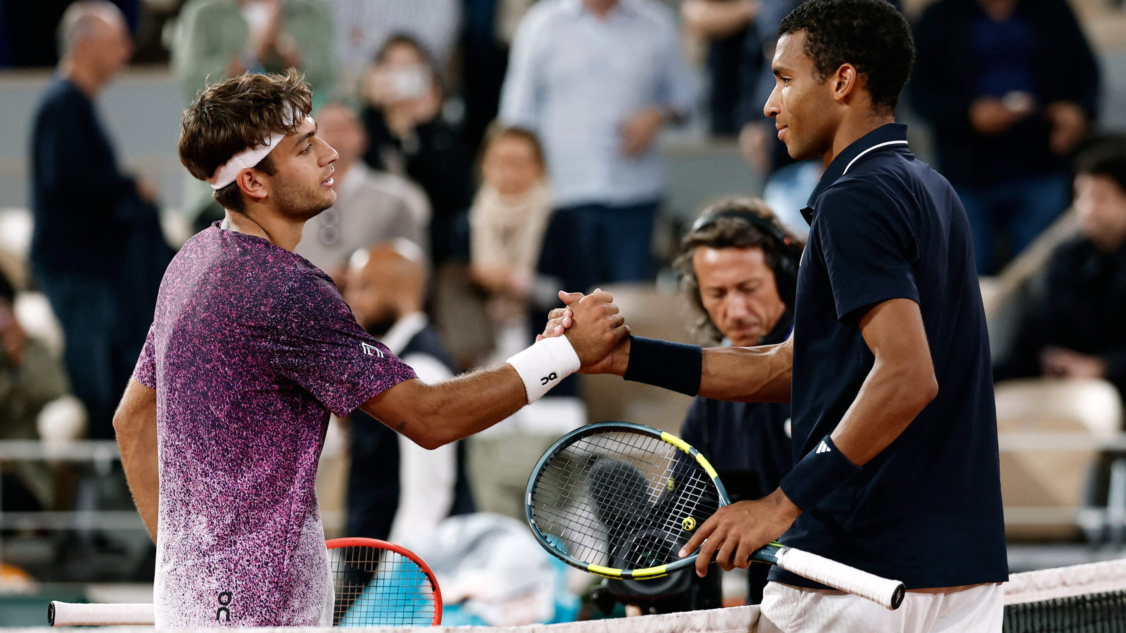 Flavio Cobolli beats Felix Auger-Aliassime  at French Open to set up first ever all-Italian grand slam semi-final