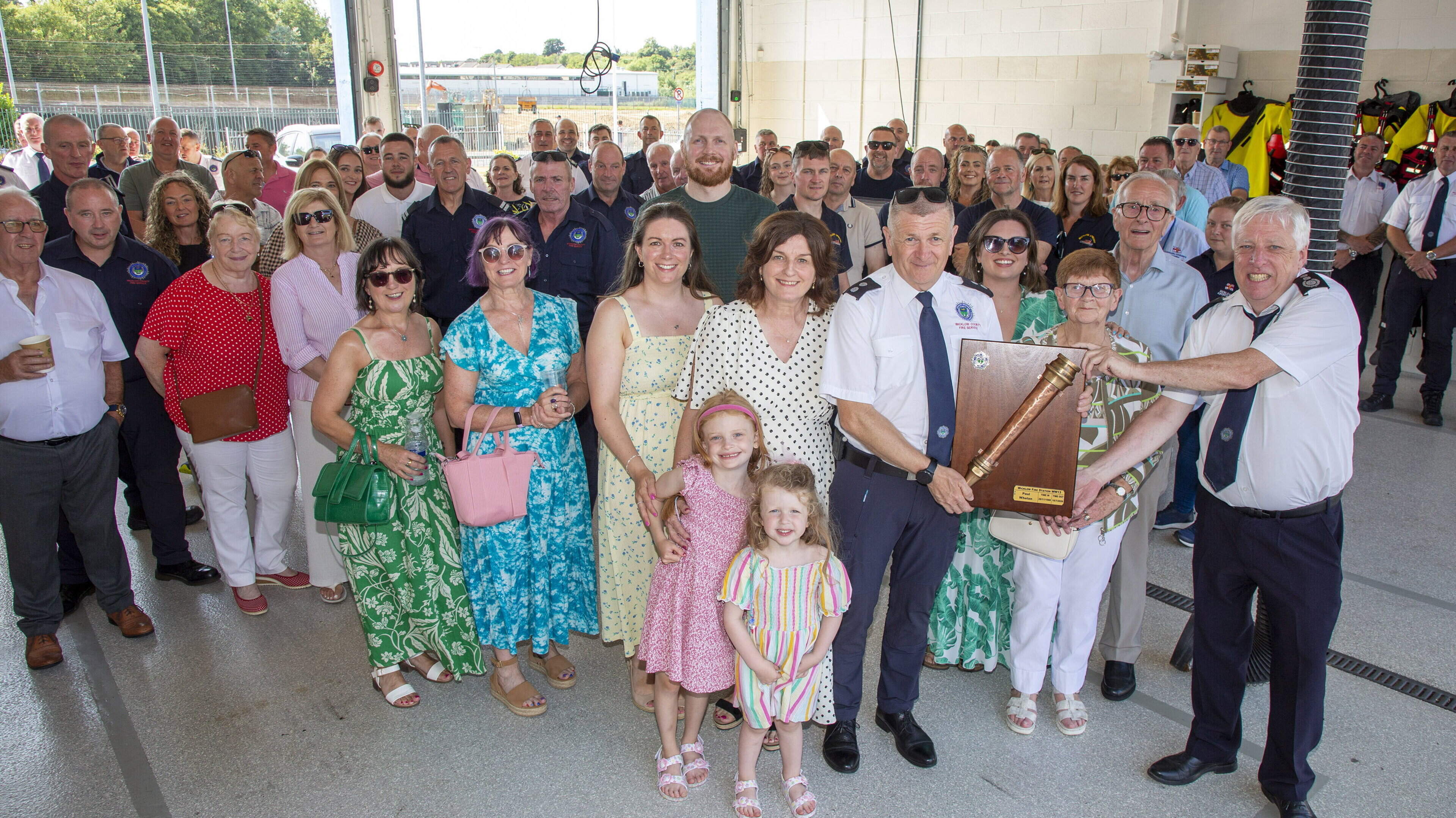 Wicklow’s longest serving fire station manager ever treated to surprise retirement bash