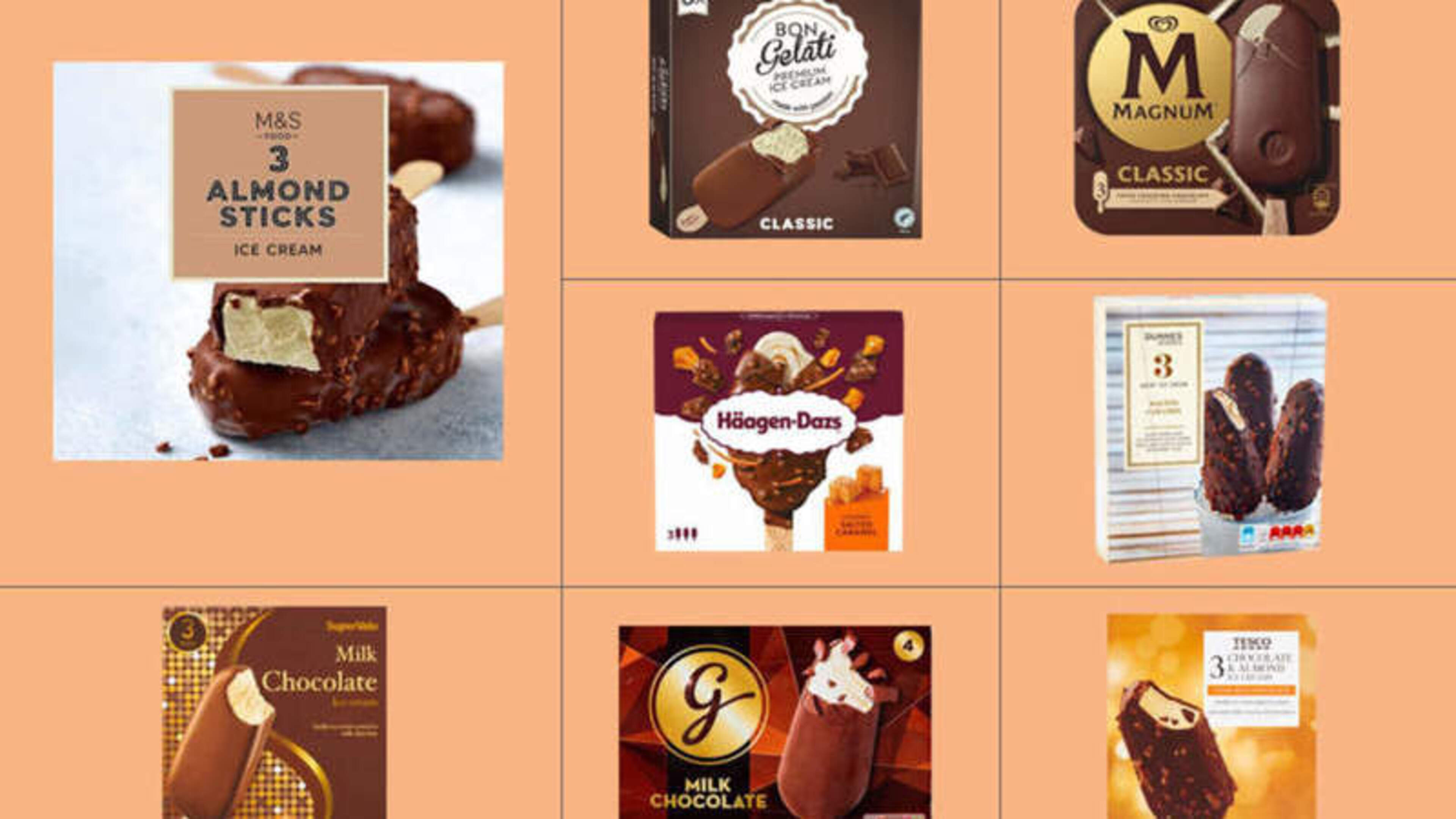 The supermarket chocolate-covered ice creams taste test: ‘On promotion, they could cost the same as cheaper versions — and are definitely the most delicious’