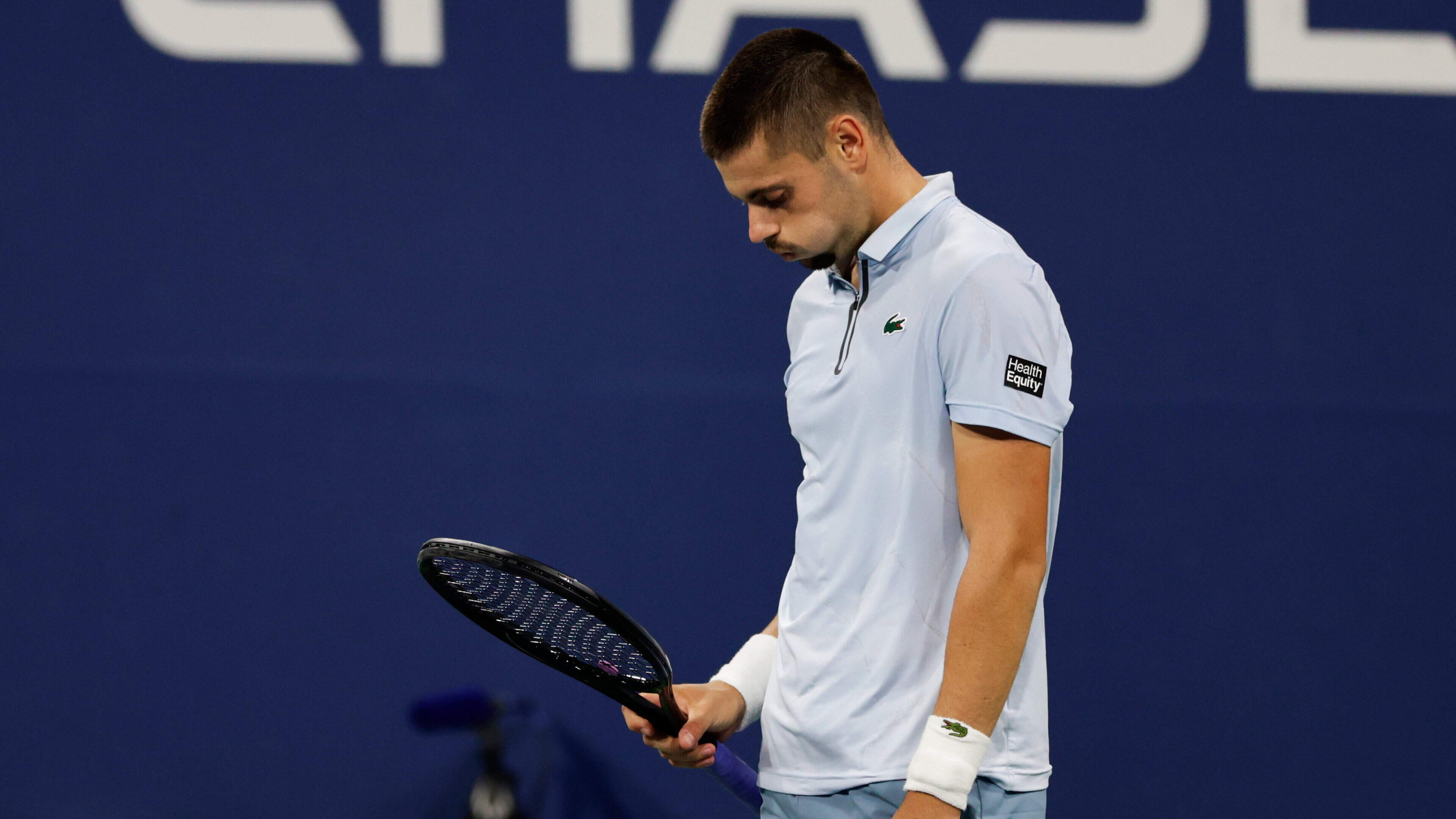 Lucky loser misses historic shot at US Open in defeat from match point up