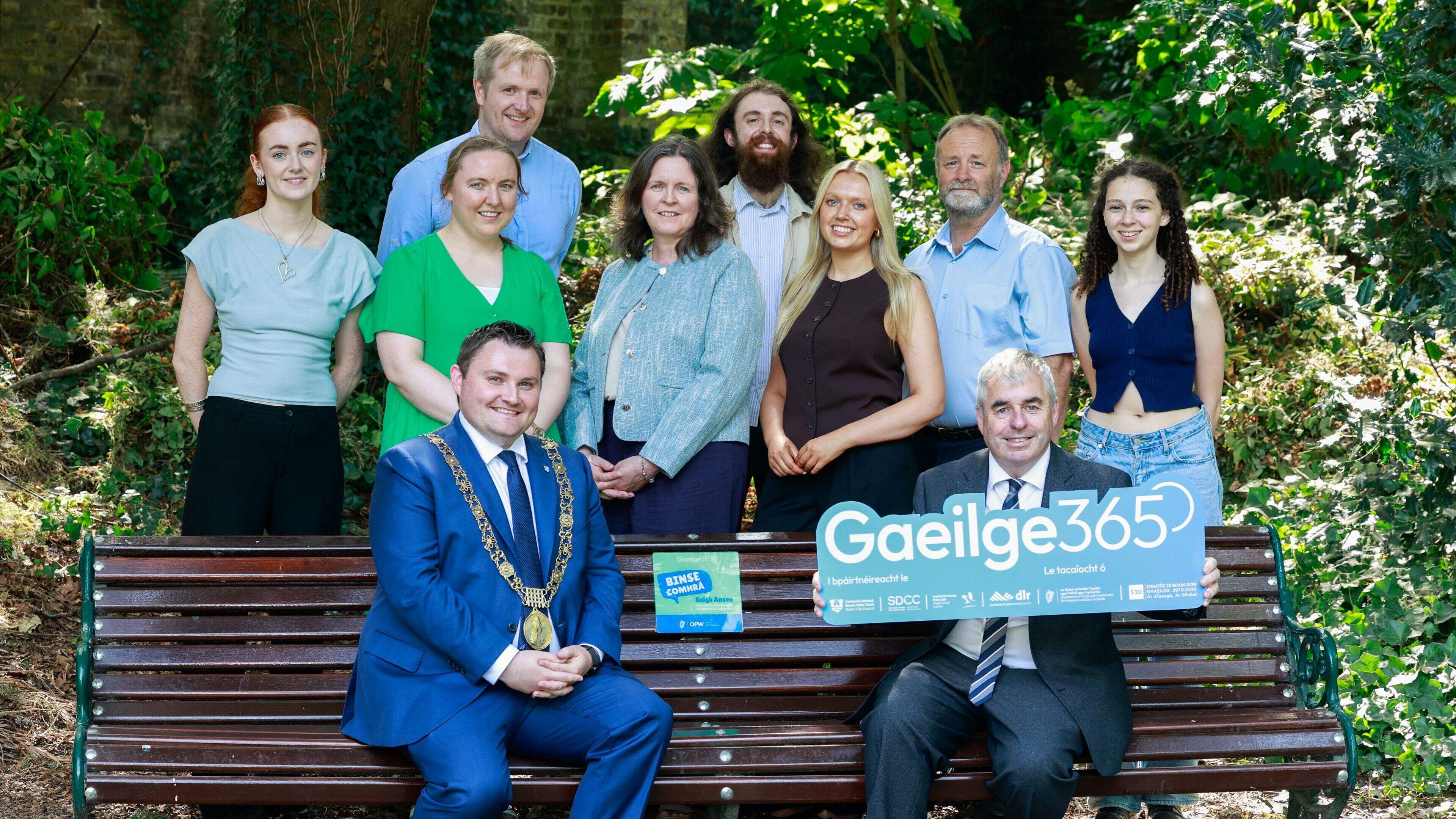 Irish conversation bench to be unveiled in Carlow will help public make connections as Gaeilge