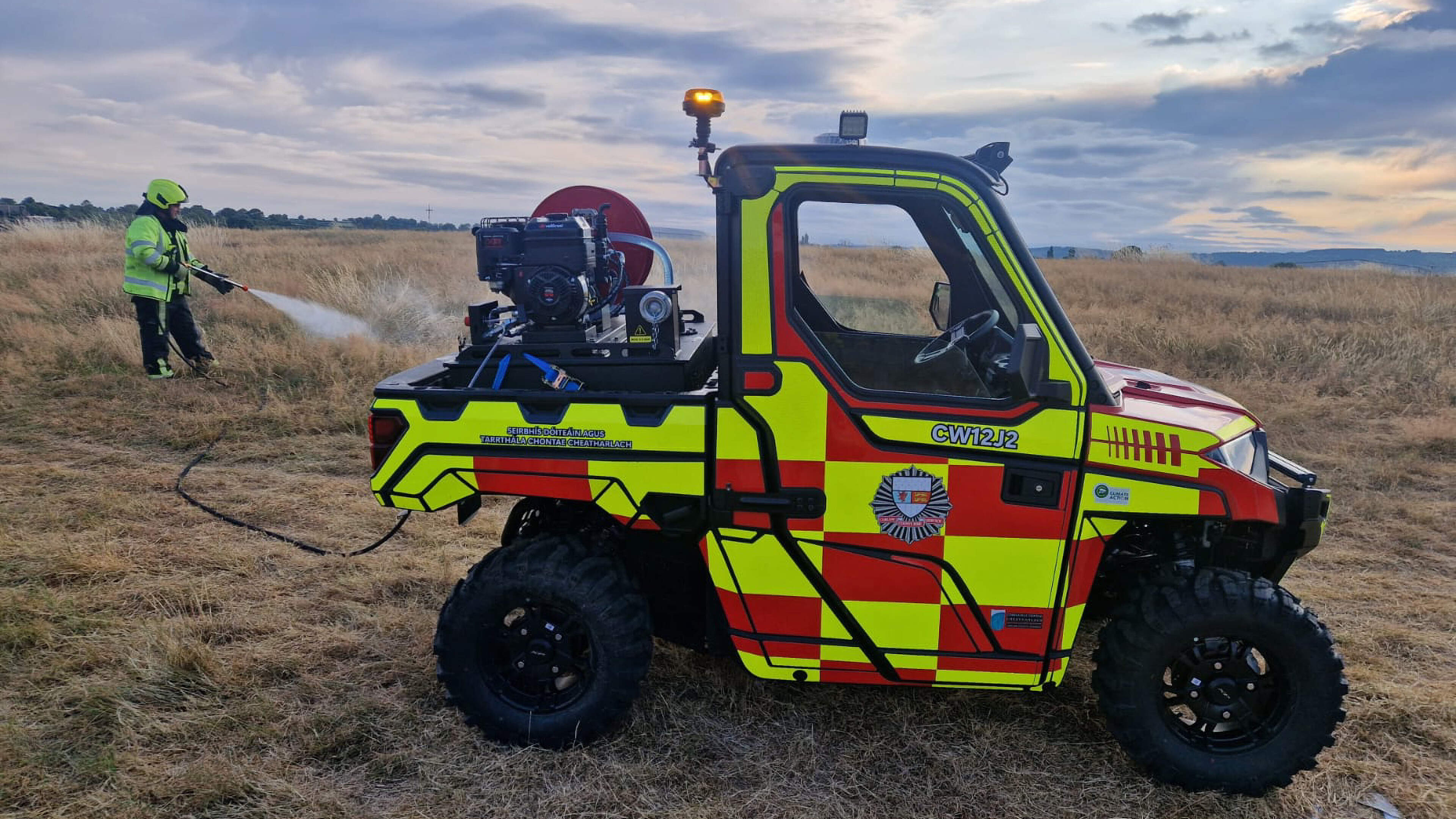 Carlow firefighters bolster frontline wildfire response with new ATV