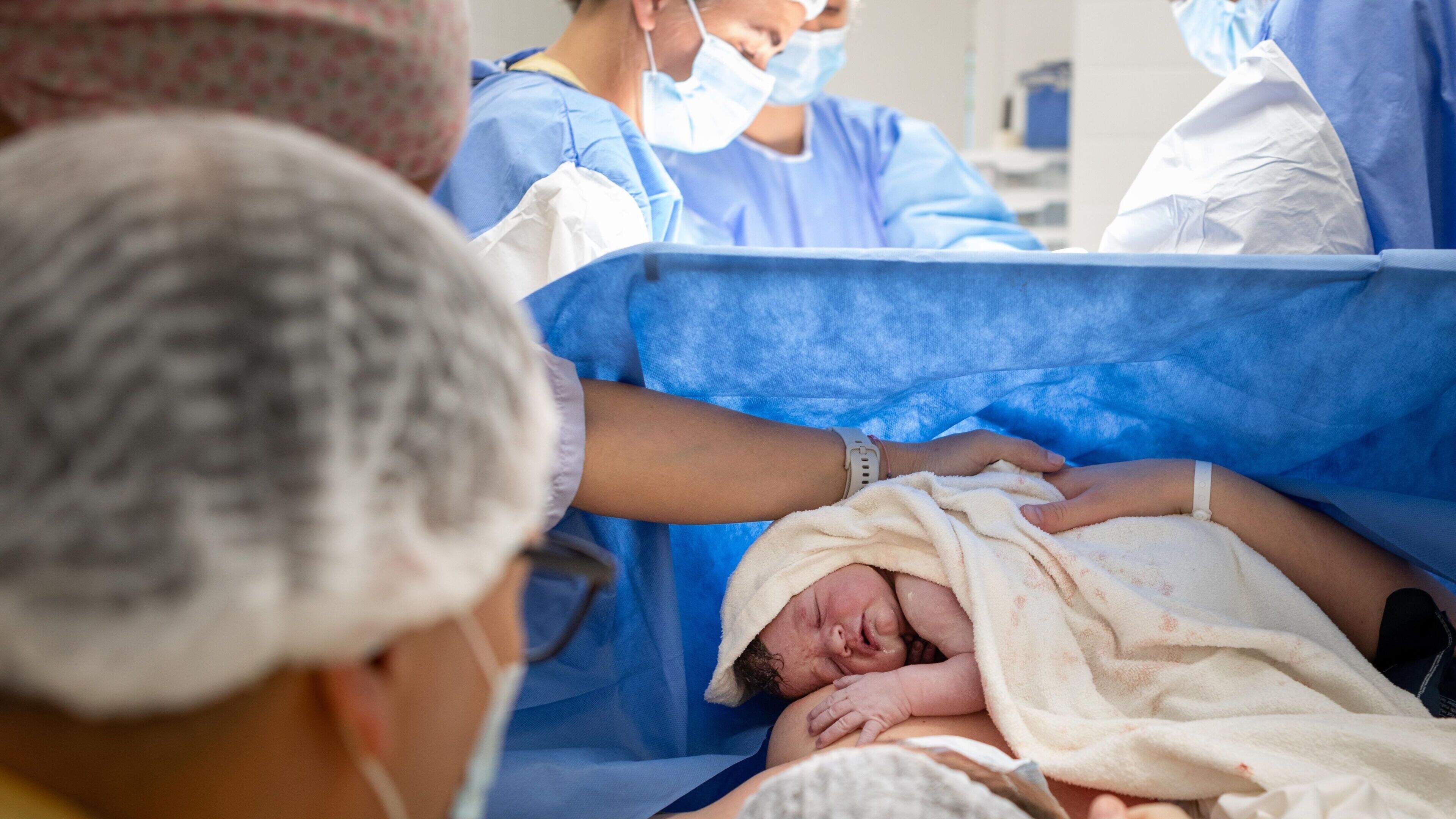More than four in 10 babies born by caesarean section last year as rate reaches record high
