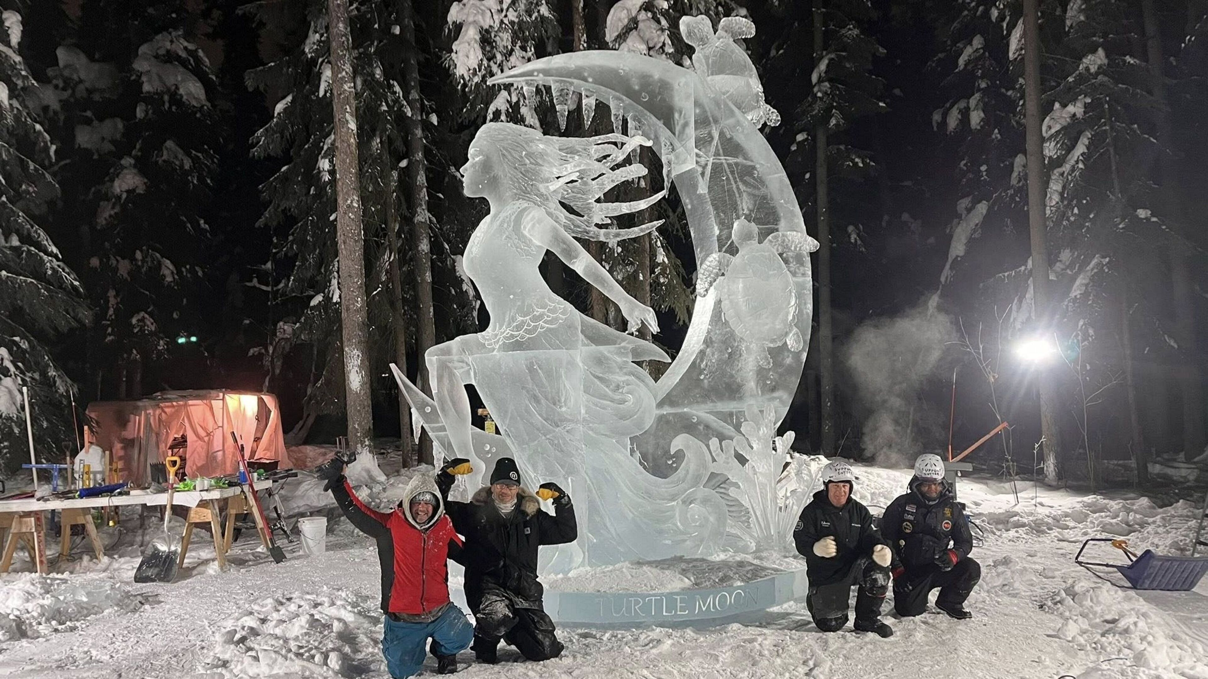 Meet the Waterford sculptor carving path to Winter Olympics after world championship success