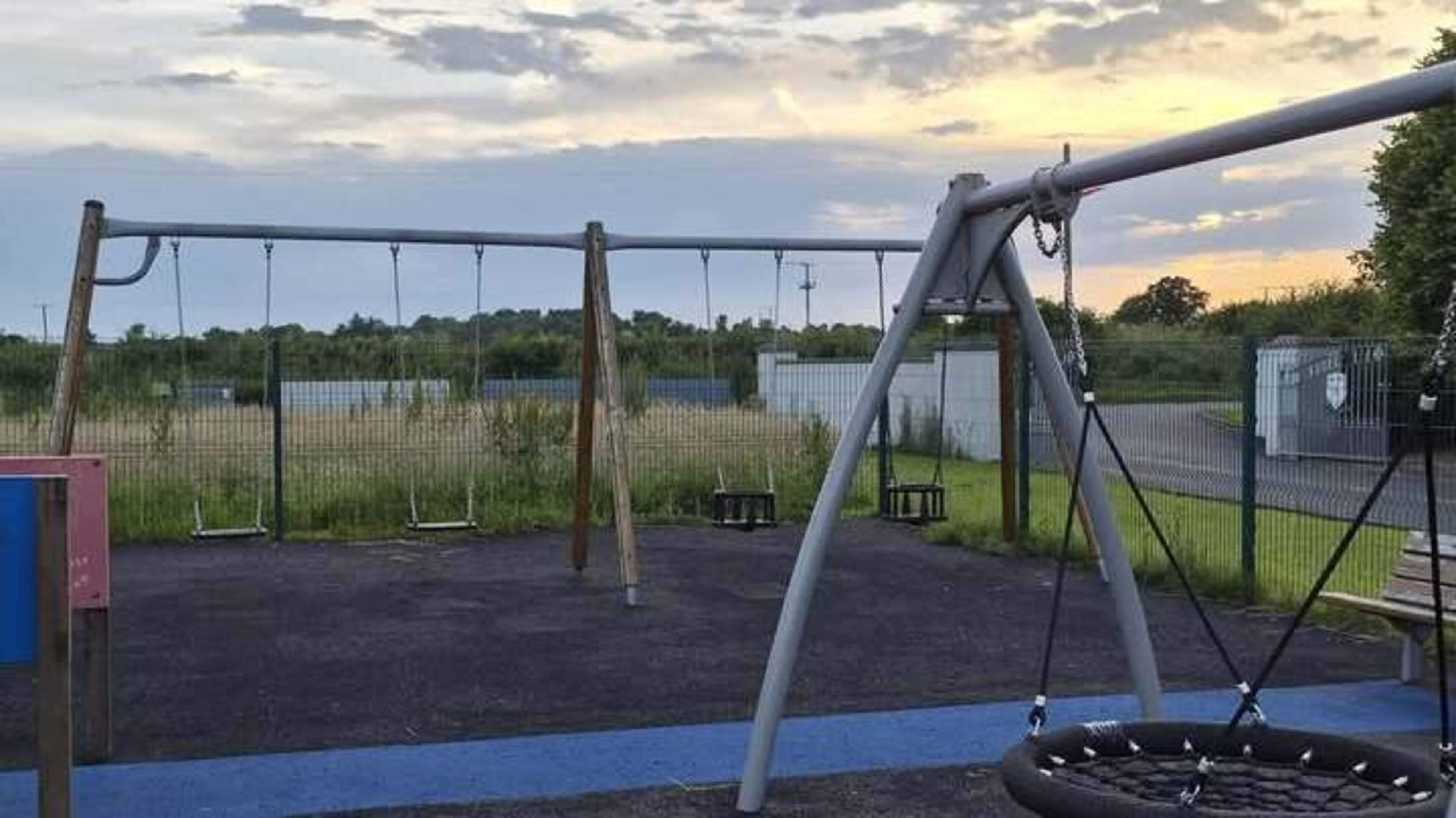 Vandals tried to cut down Louth playground swings