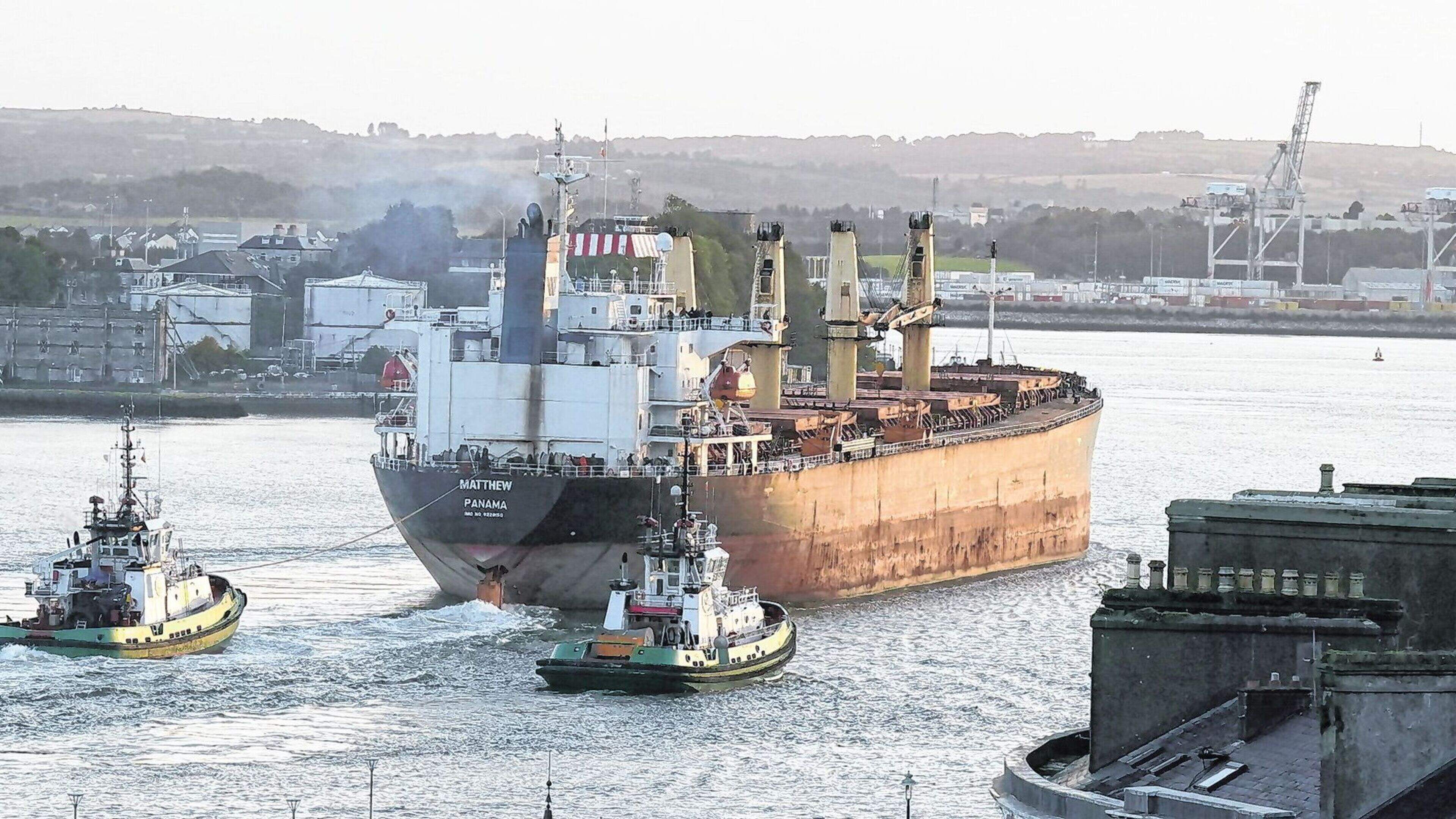 1,000 days later, drug ship MV Matthew leaves millions of euros and awkward questions in its wake following Cork departure