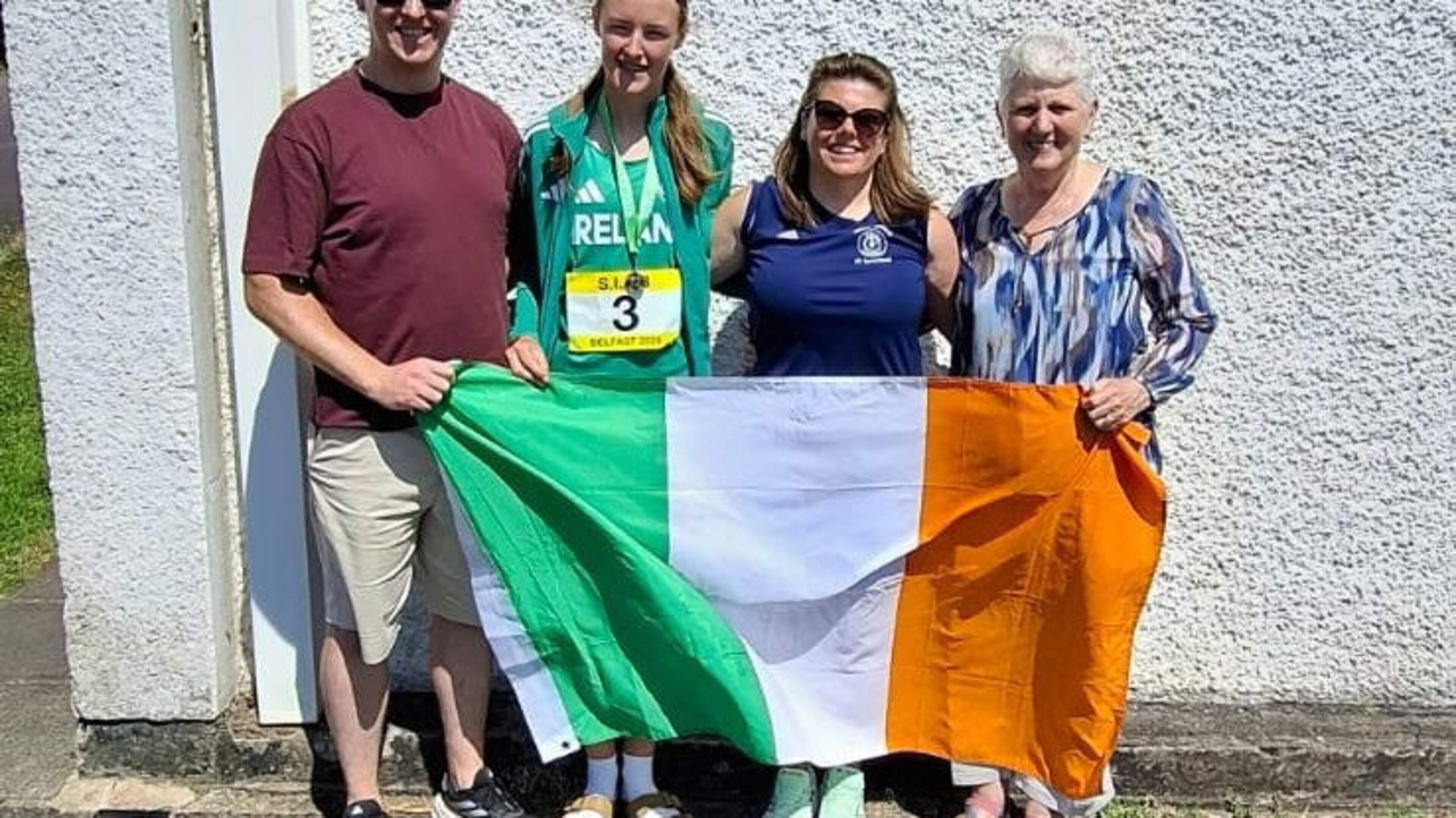 Ava Wilson wins high jump silver at schools international in Belfast