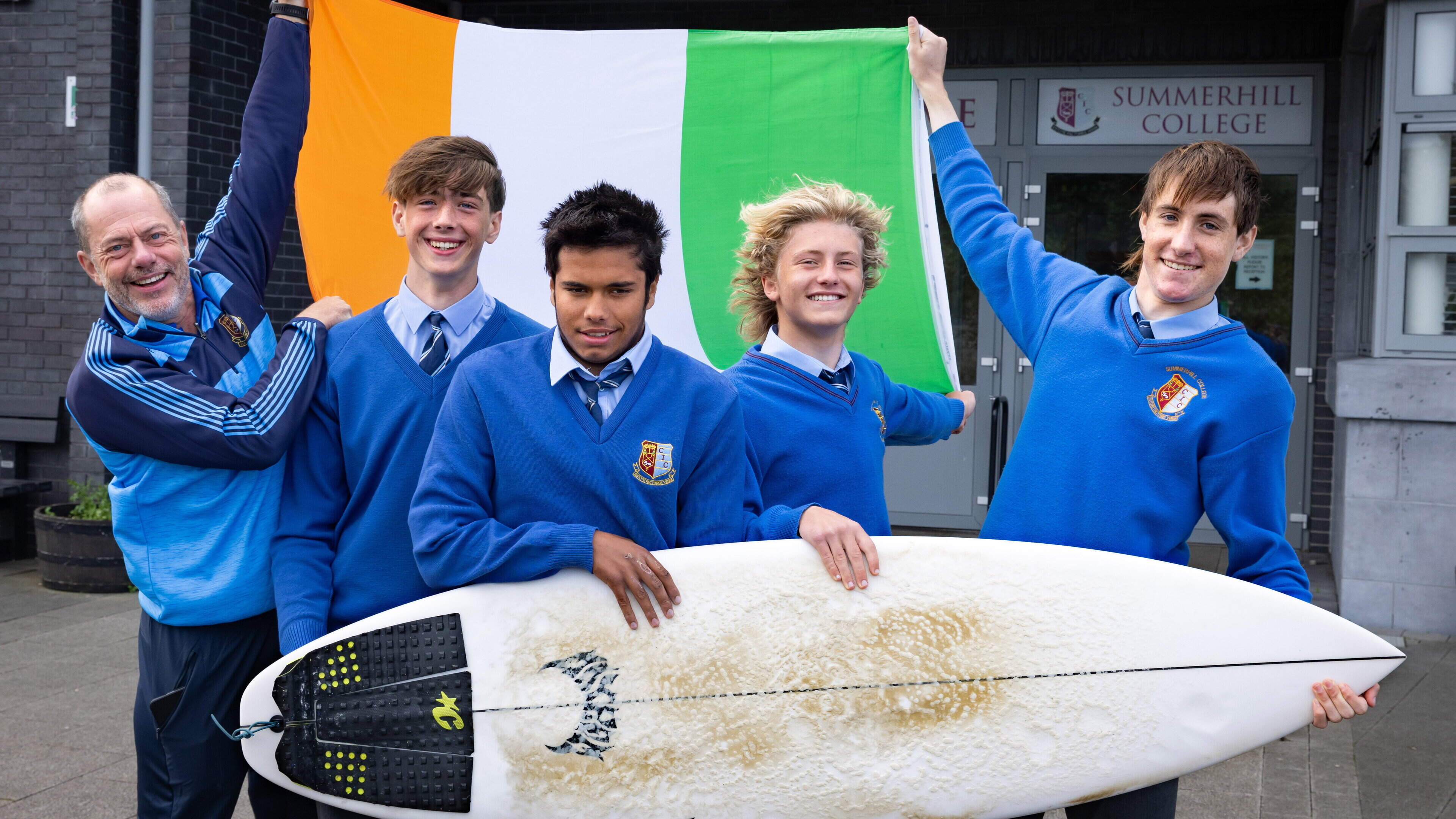 Four Sligo surfers from Summerhill College named on Irish Junior Surfing team for European championships