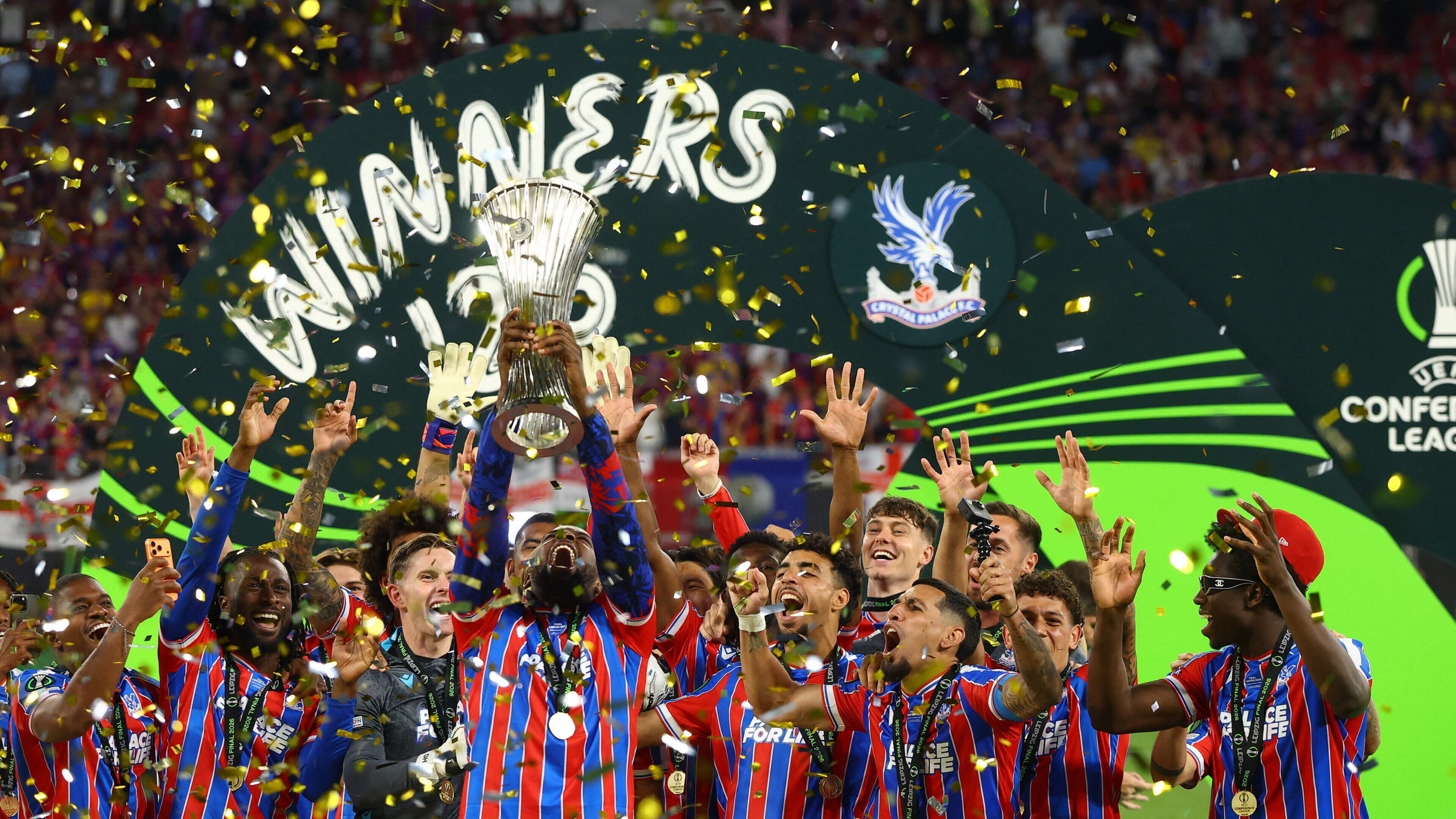 Jean-Philippe Mateta goal sees Crystal Palace secure maiden European trophy with Conference League win