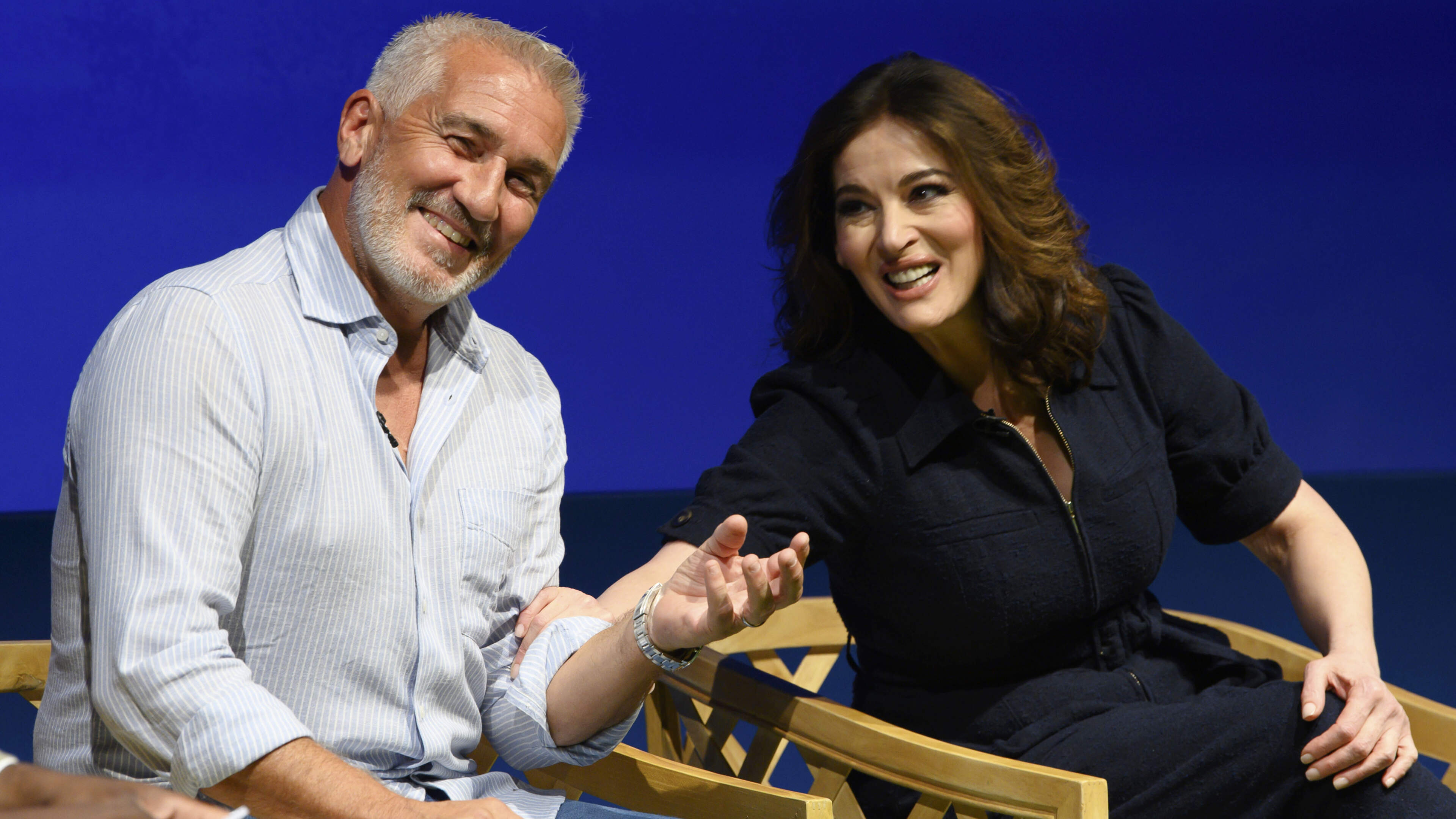 ‘Paul Hollywood told me to take smaller mouthfuls, but I couldn’t,’ says Nigella Lawson