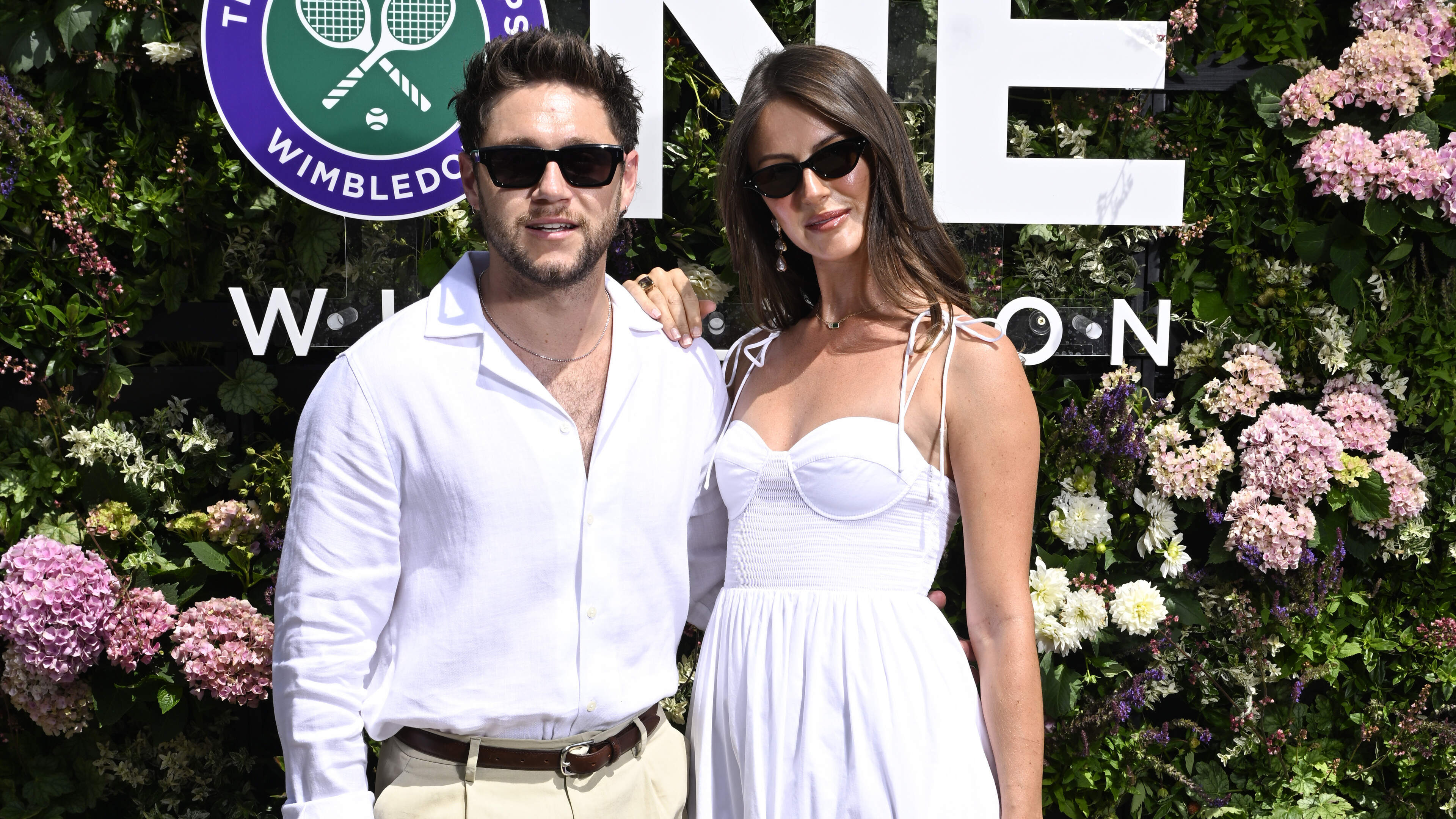 Niall Horan, Rory McIlroy, Joanne McNally and Maura Higgins (in tennis ball high heels) — see all the Irish stars at Wimbledon 2026