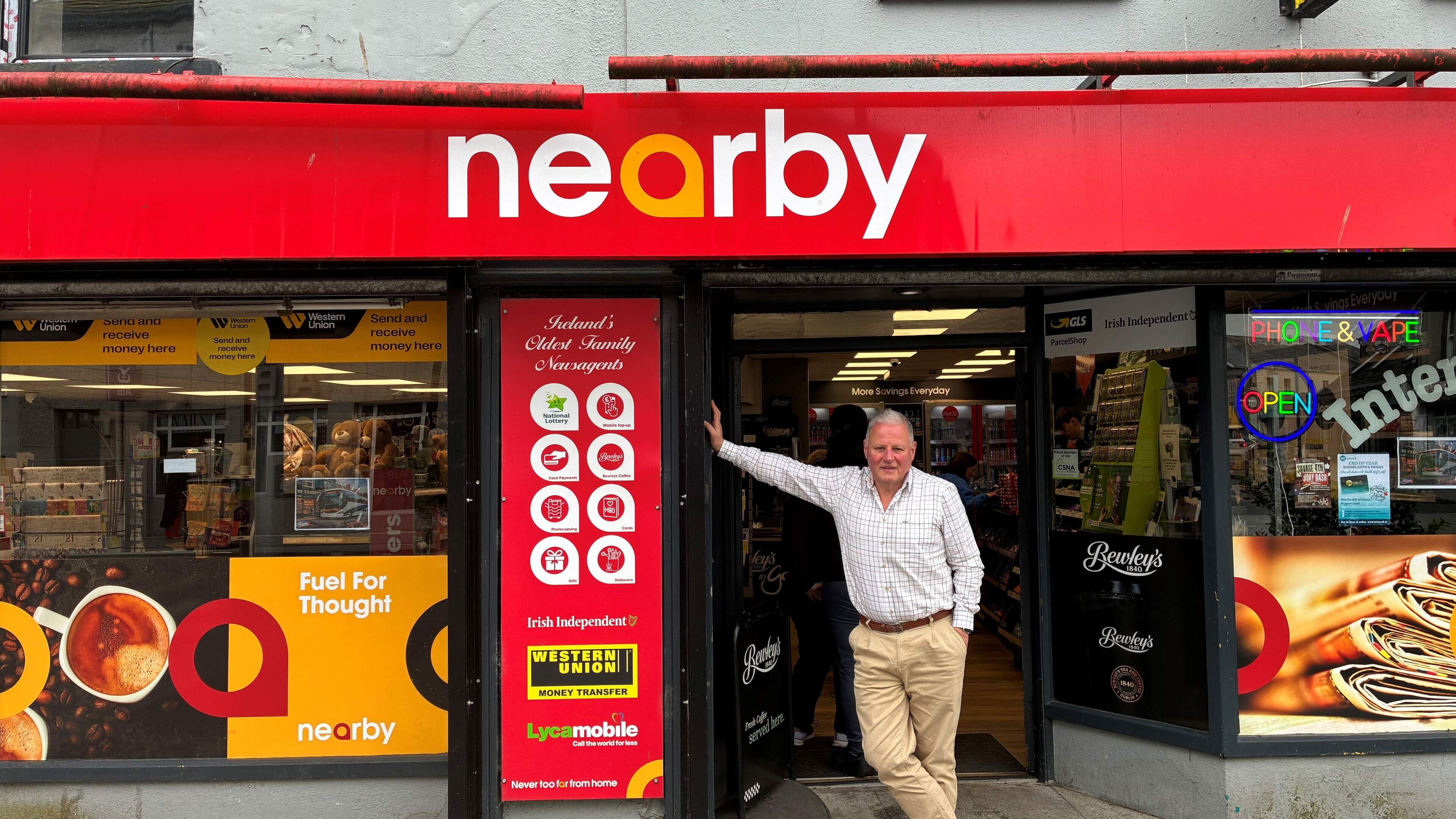 From newspapers to internet café: Navan newsagent owner reti