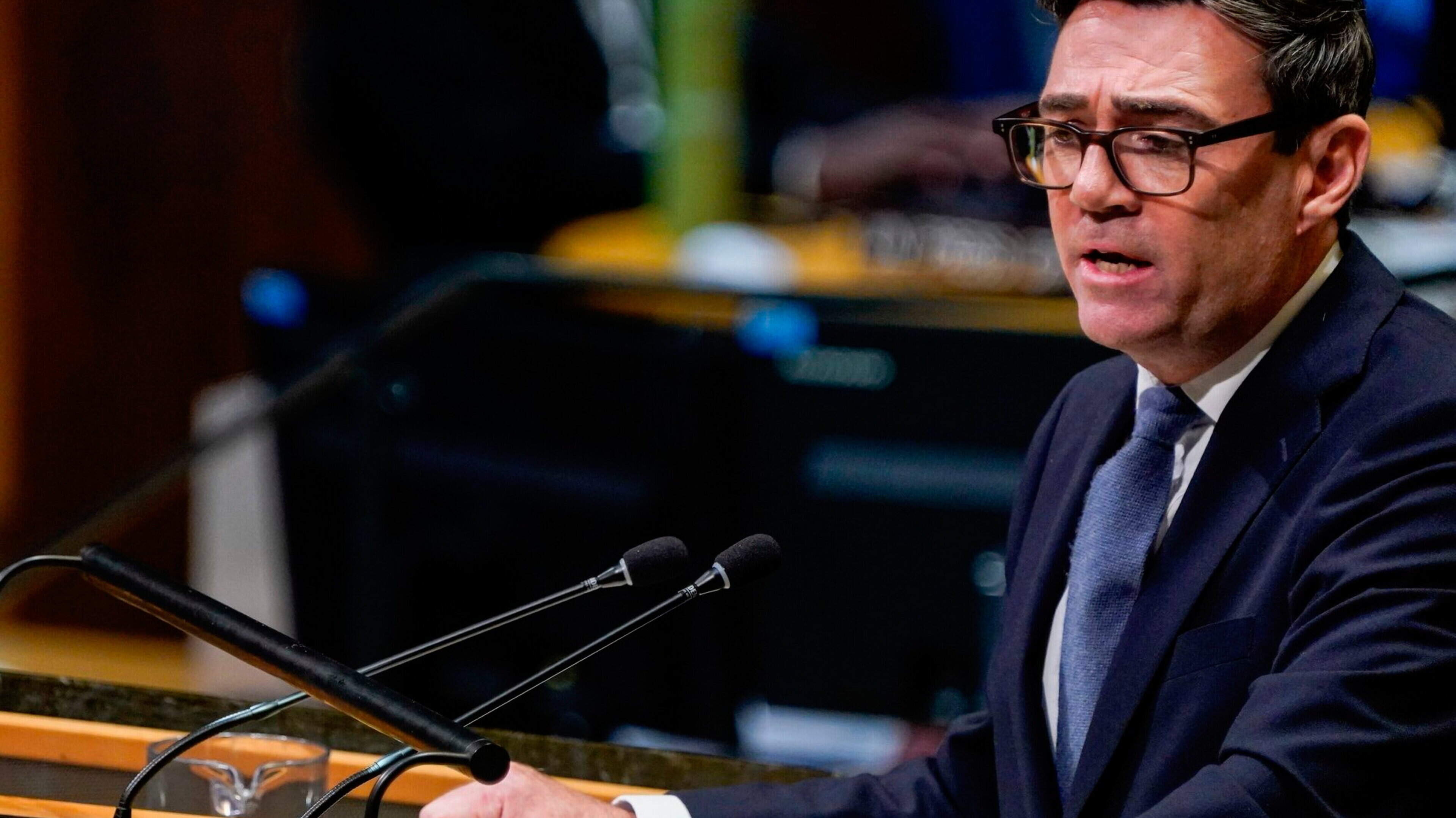 Britain’s Andy Burnham blames Russia for rise of far-right in United Nations speech