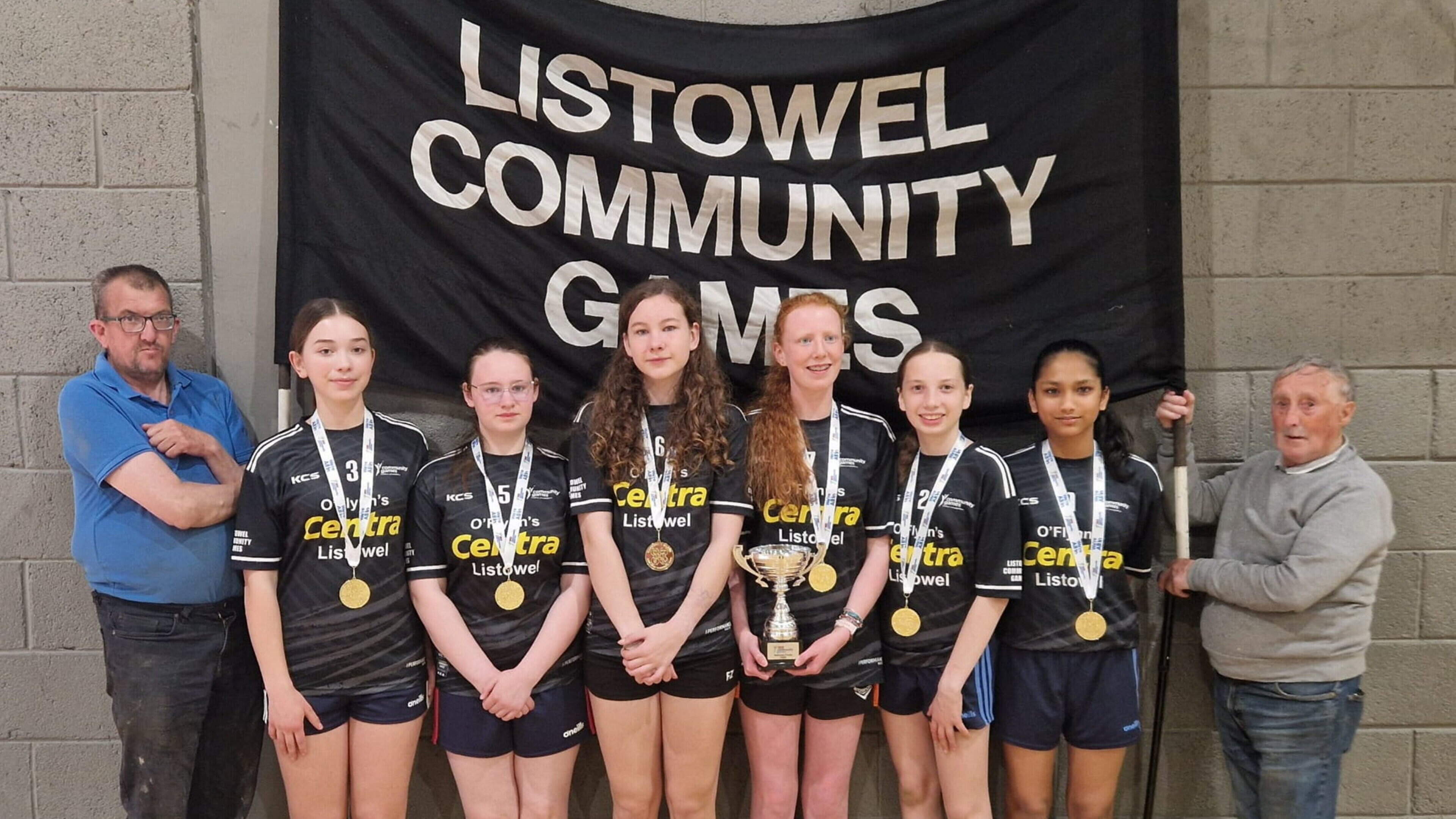 Listowel U15 girls win third consecutive All-Ireland gold medal in badminton at Community Games National Finals