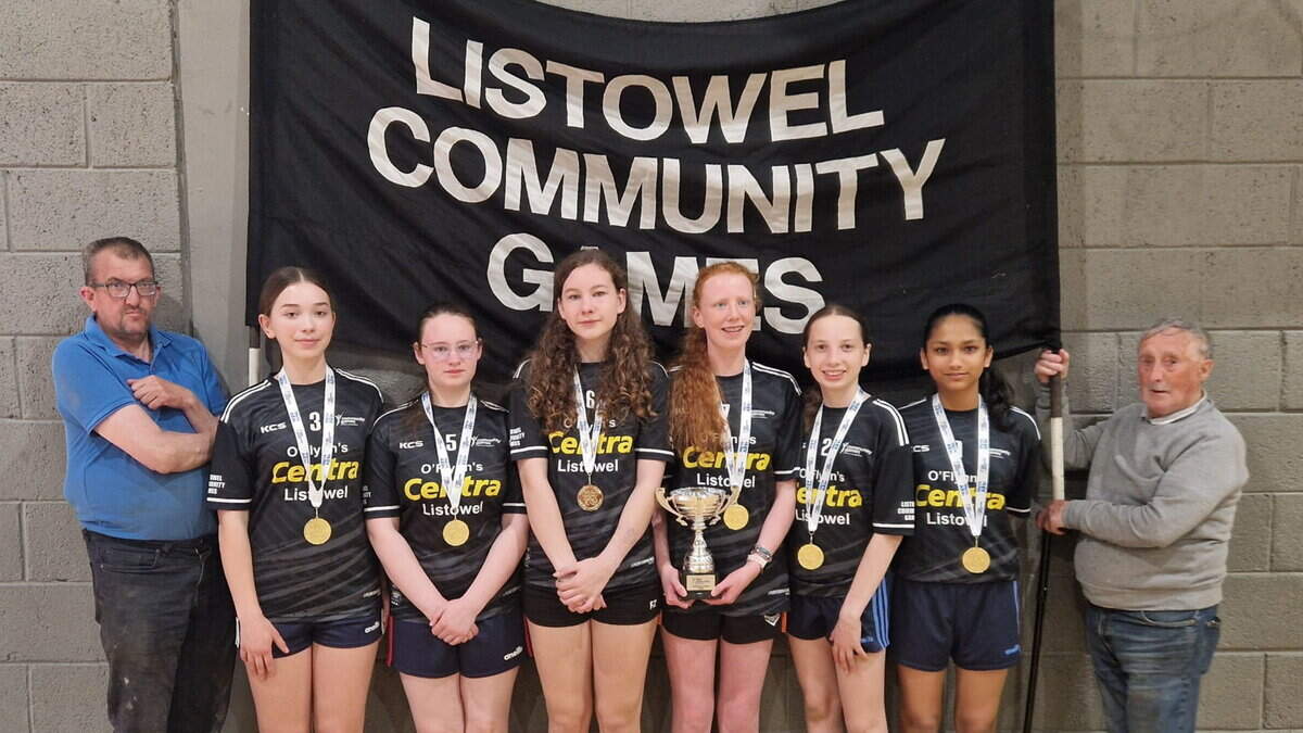 Listowel U15 girls win third consecutive All-Ireland gold medal in badminton at Community Games National Finals