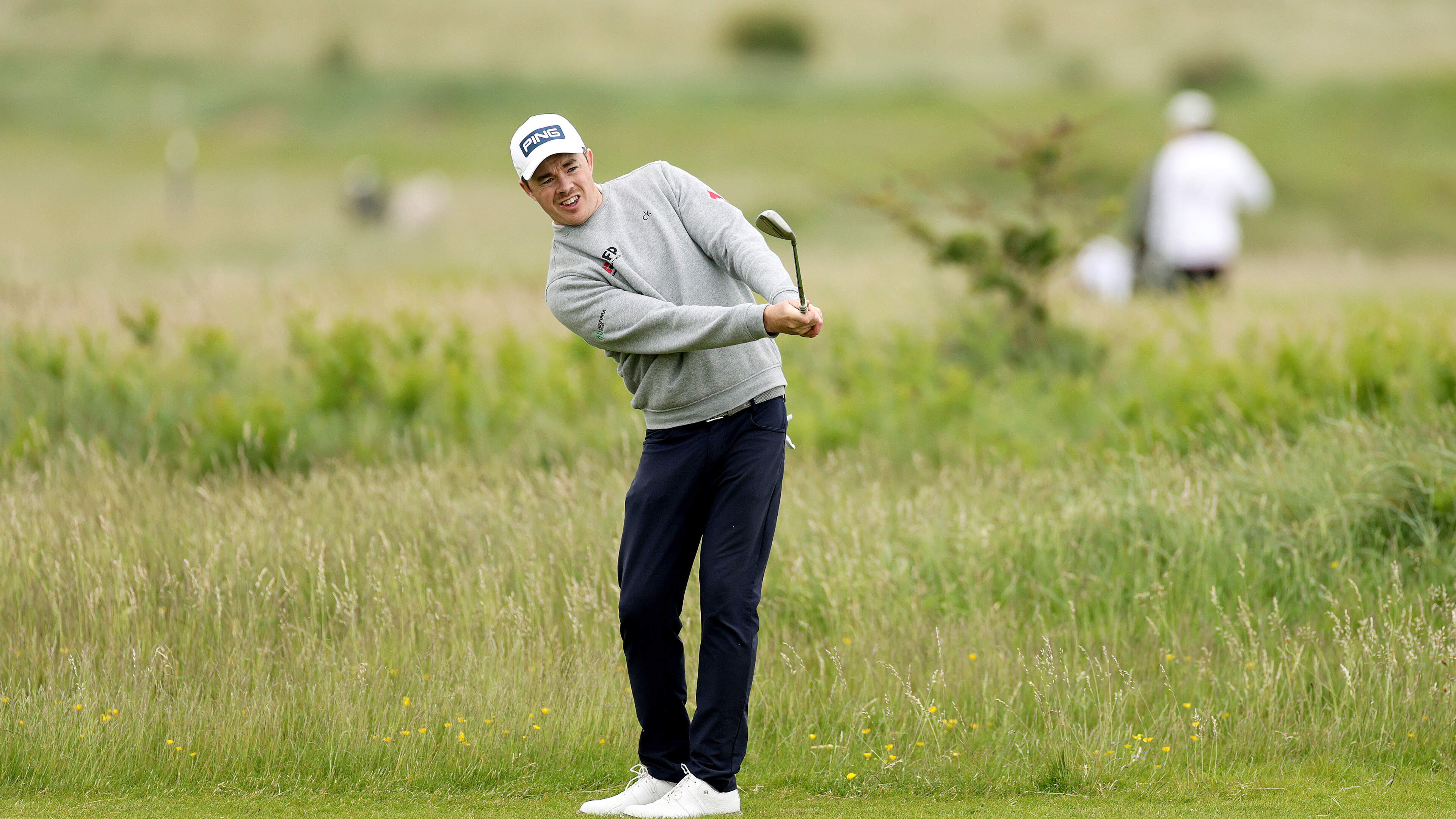 Stuart Grehan lurking just one behind halfway leader Joshua Hill at Baltray