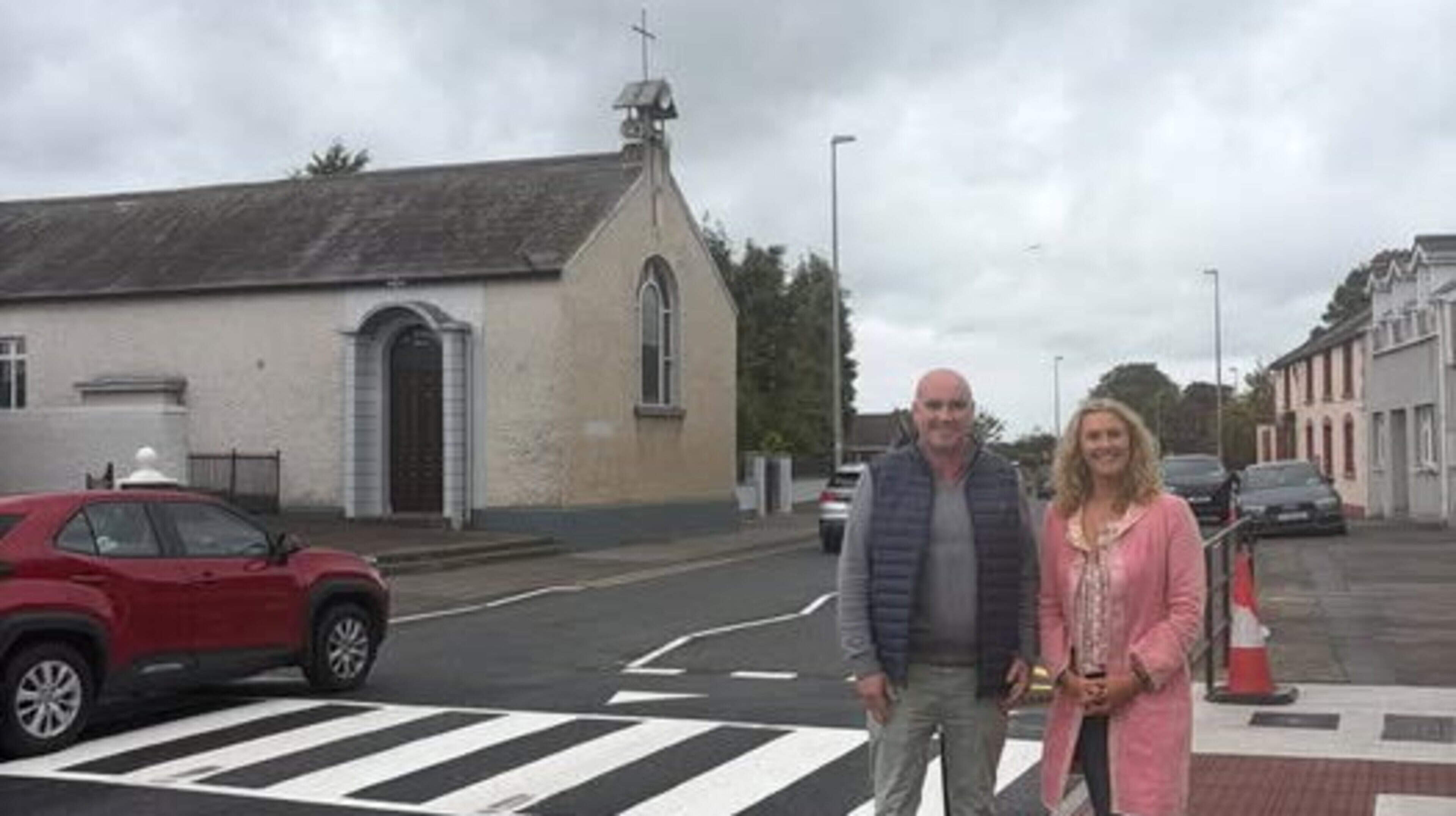 New traffic calming ramp installed on R168 in Mell following safety concerns
