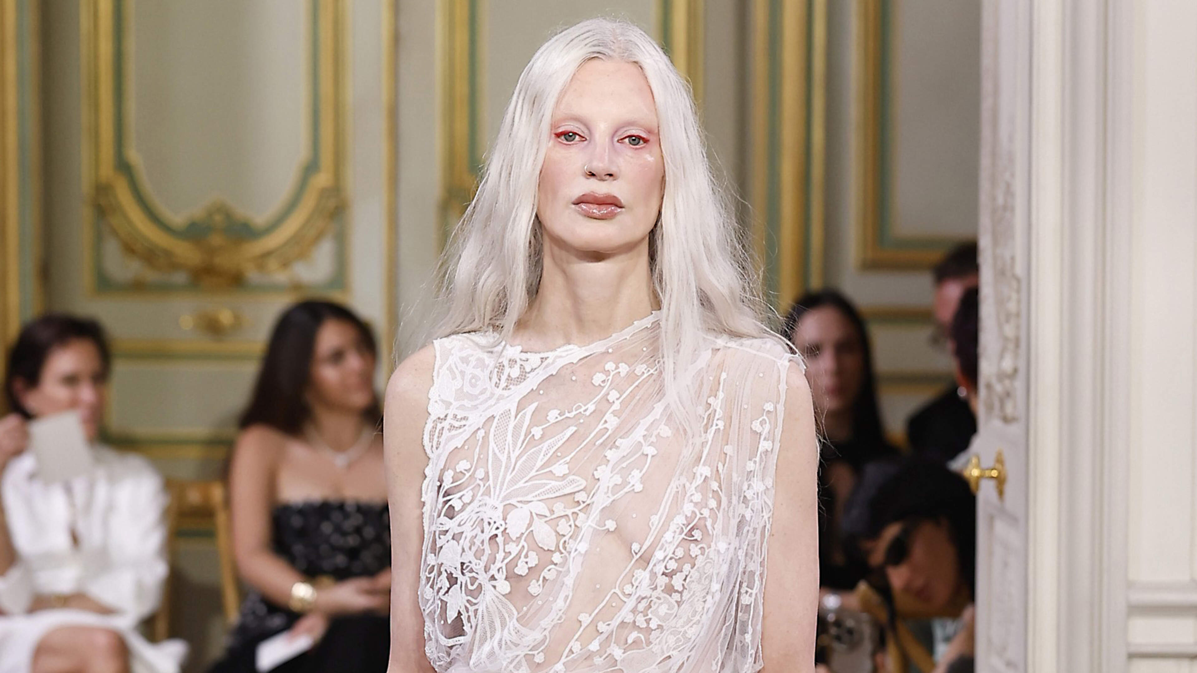 Irish embassy in Paris turned into a runway as  Clare designer makes fashion history at Haute Couture Week 