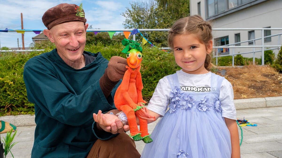 See photos as families are drawn into magical world of puppetry at Mermaid Arts Centre