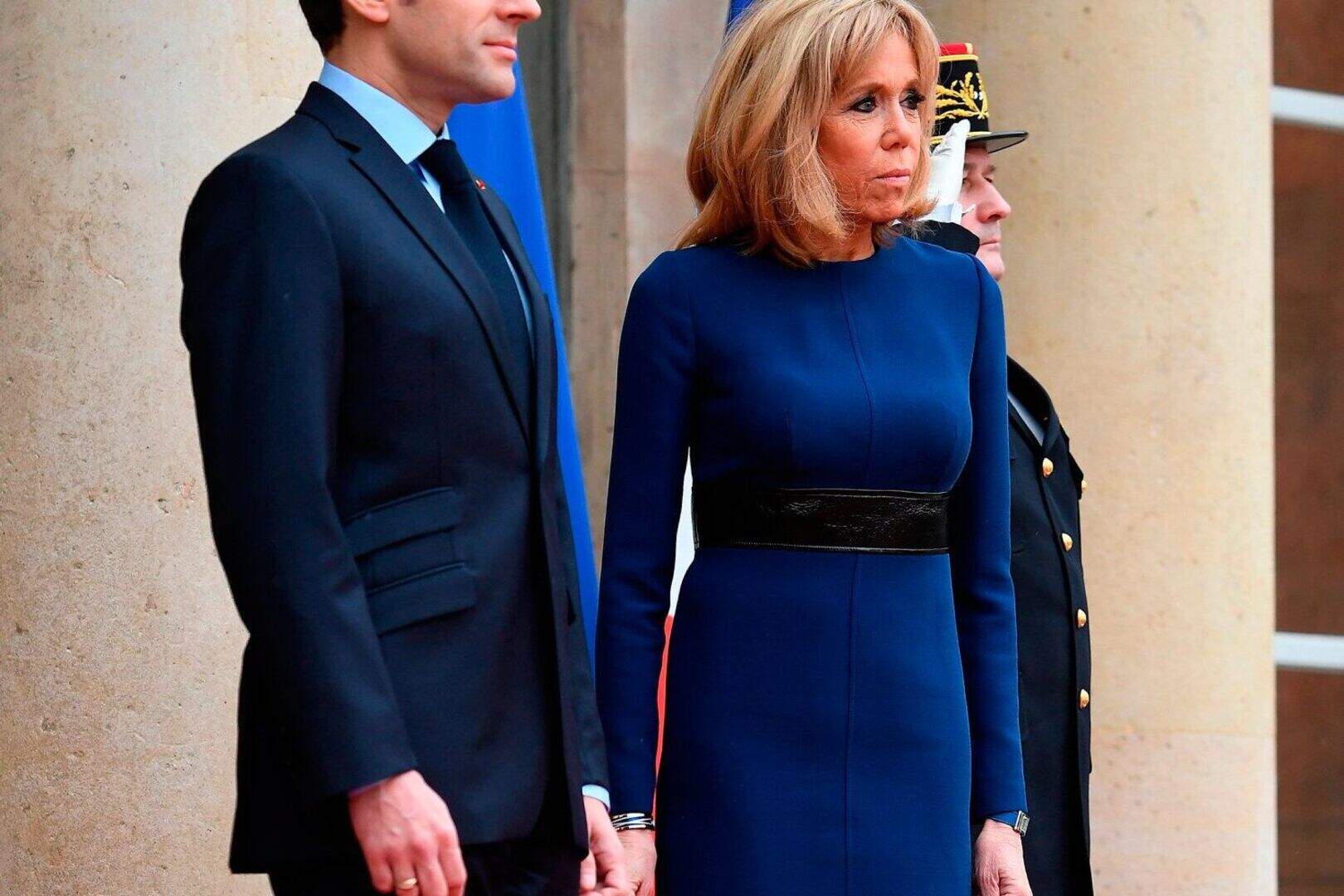 the multitude of paris seems to be dressed in blue Jay-Z